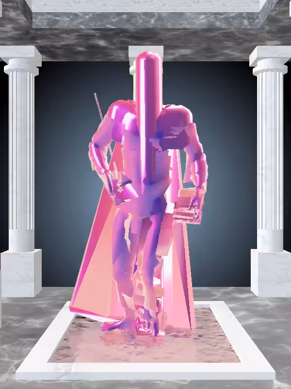 HeavenComputer: The Injured Magnetic Magenta Man #4408