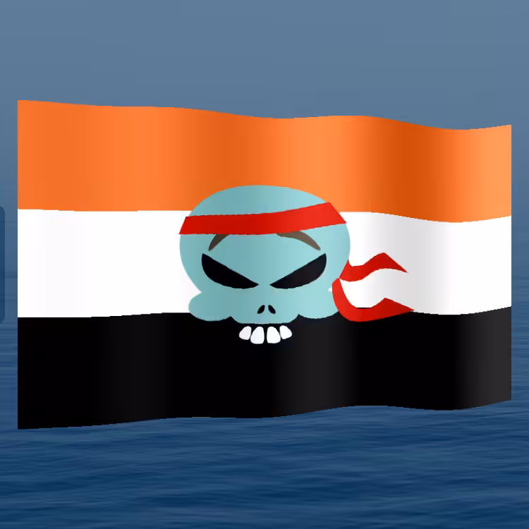 Jolly Roger Flag #72