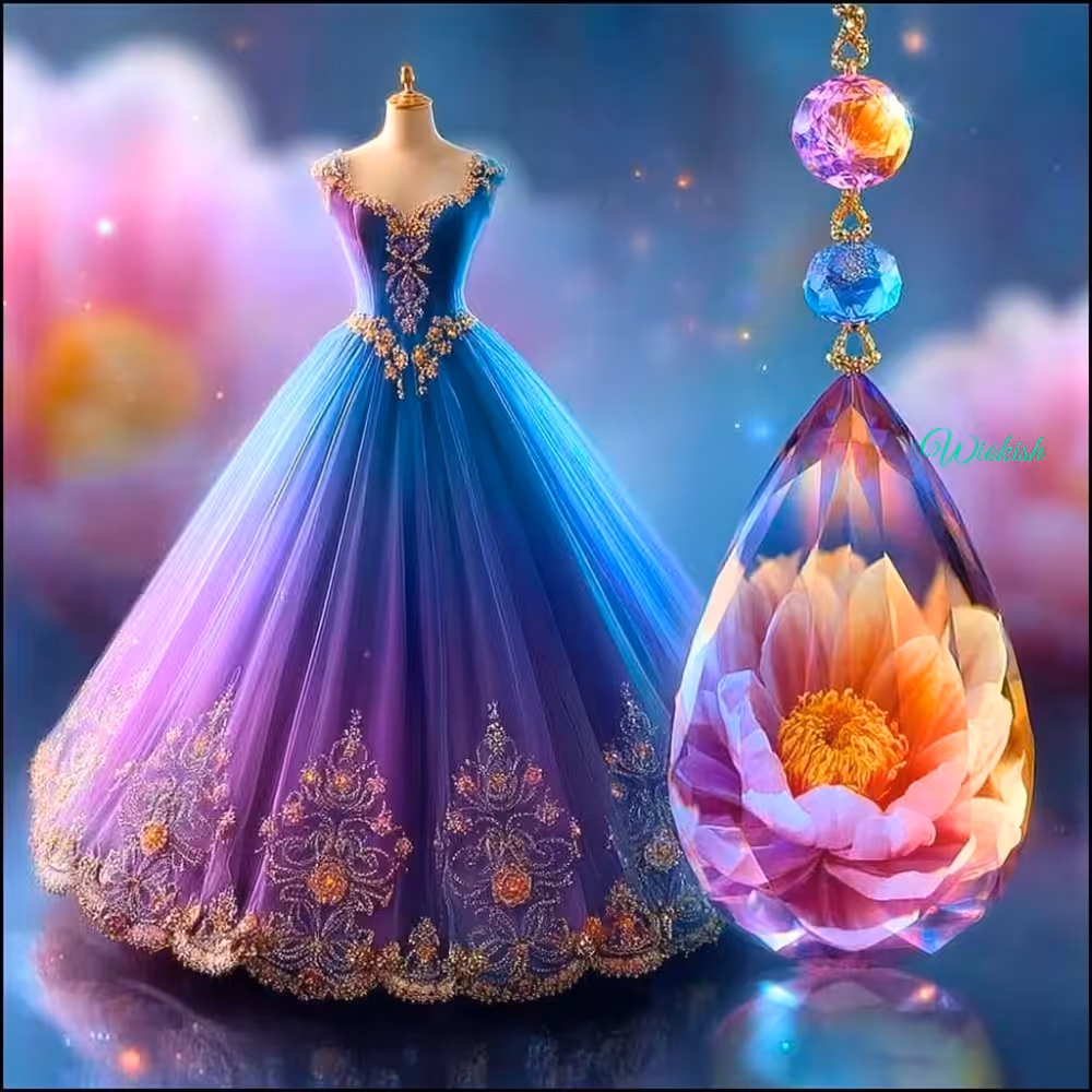 Chiffon and Crystal Duo