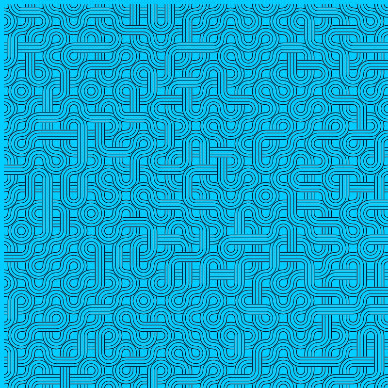 Dirty Interlaced Truchet Tiles #22