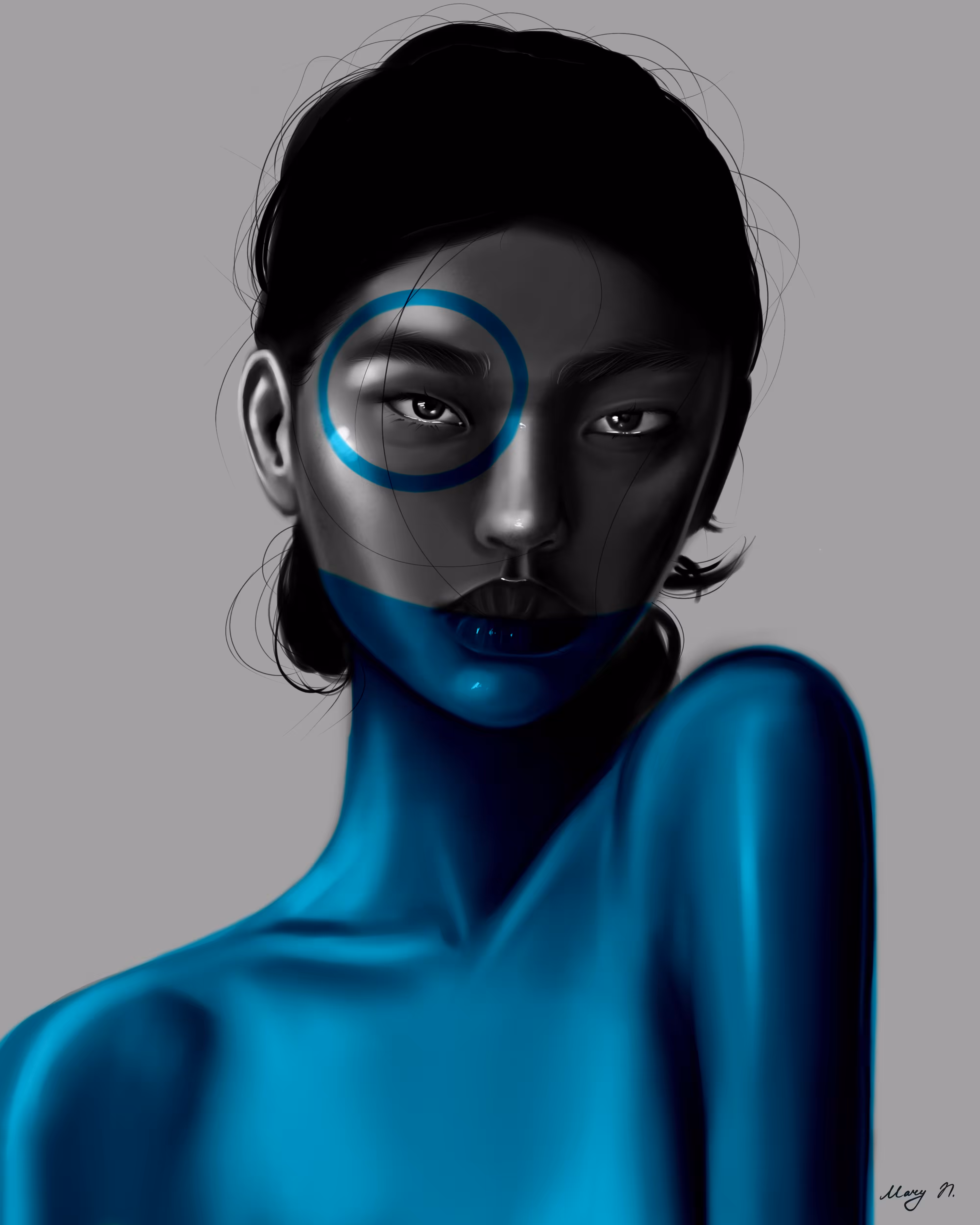 Blue circle