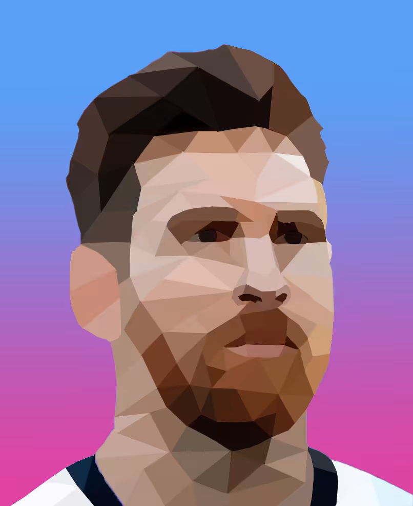 low poly face #2