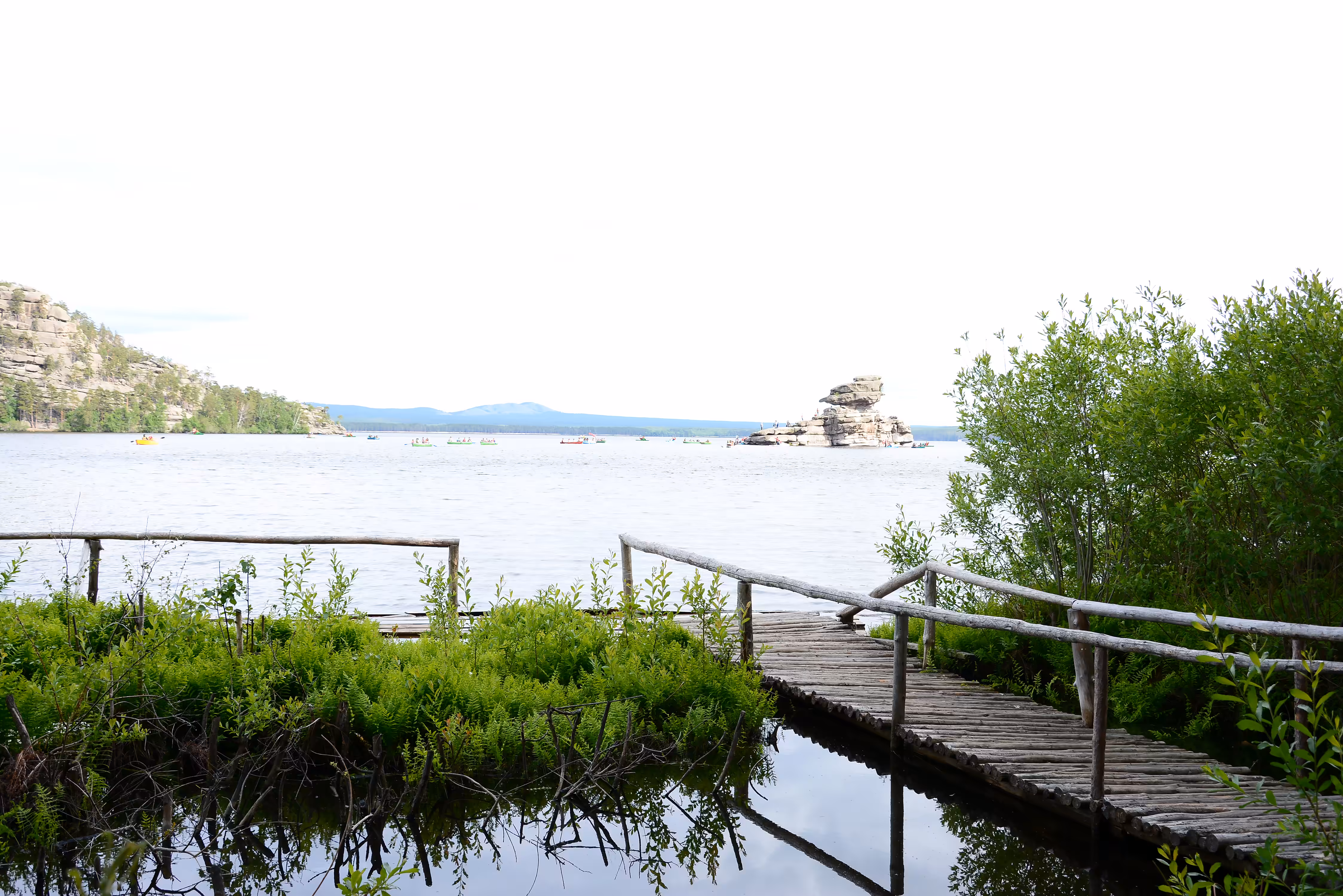 Summer lake.