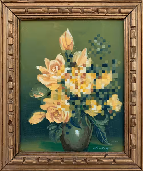 Yellow Flowers Pixel