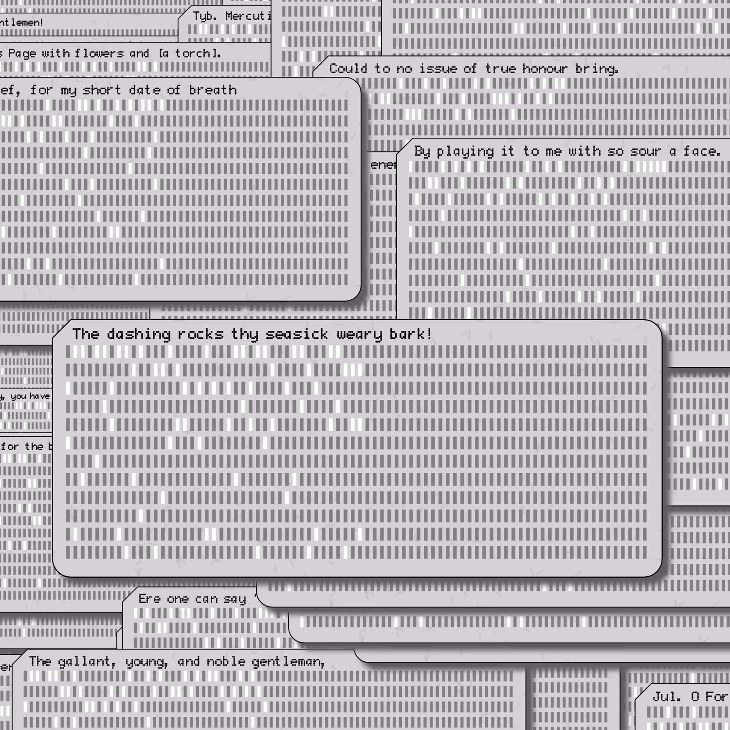Romeo and Juliet on Punched Cards (Free) #36