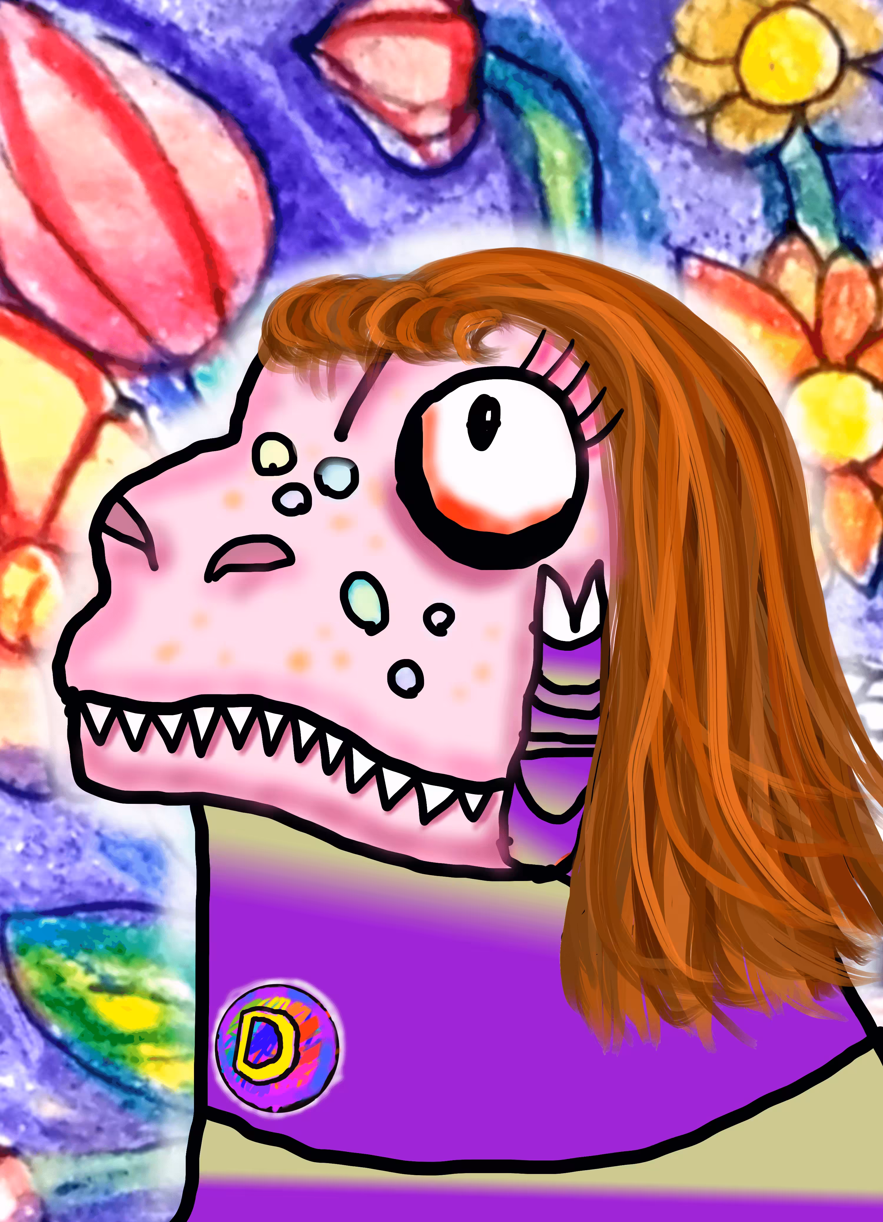 Silly T-Rex No.#76  I’m she rex