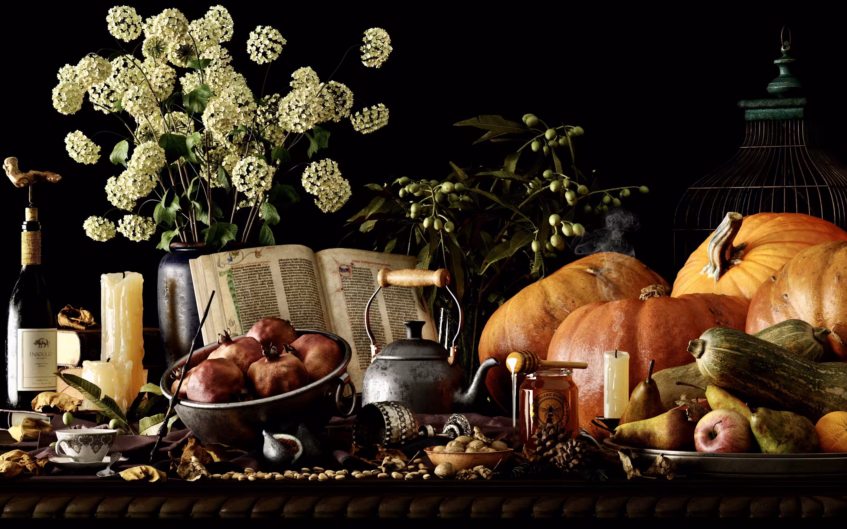 Crypto Still Life Composition