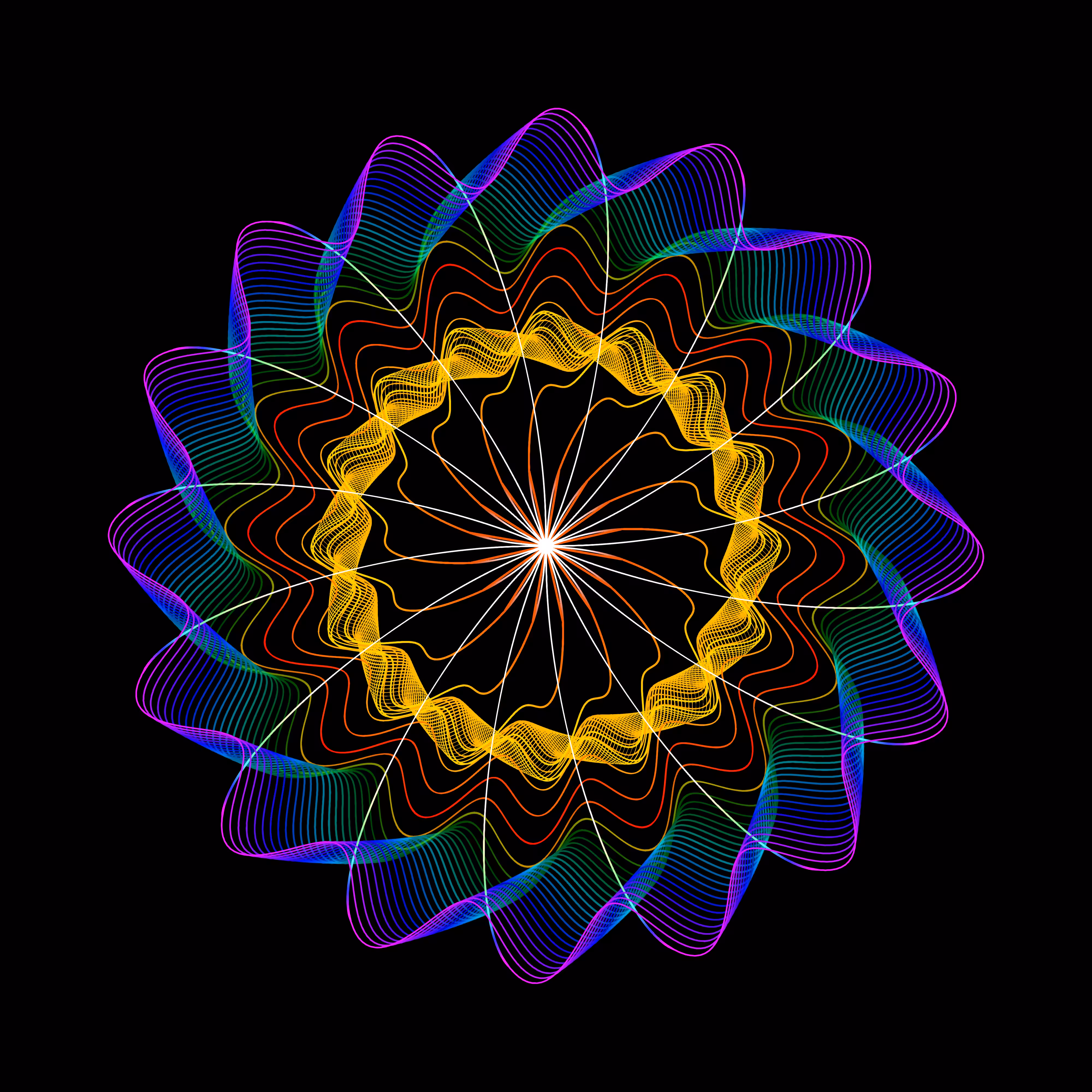 Math Flower #1-a
