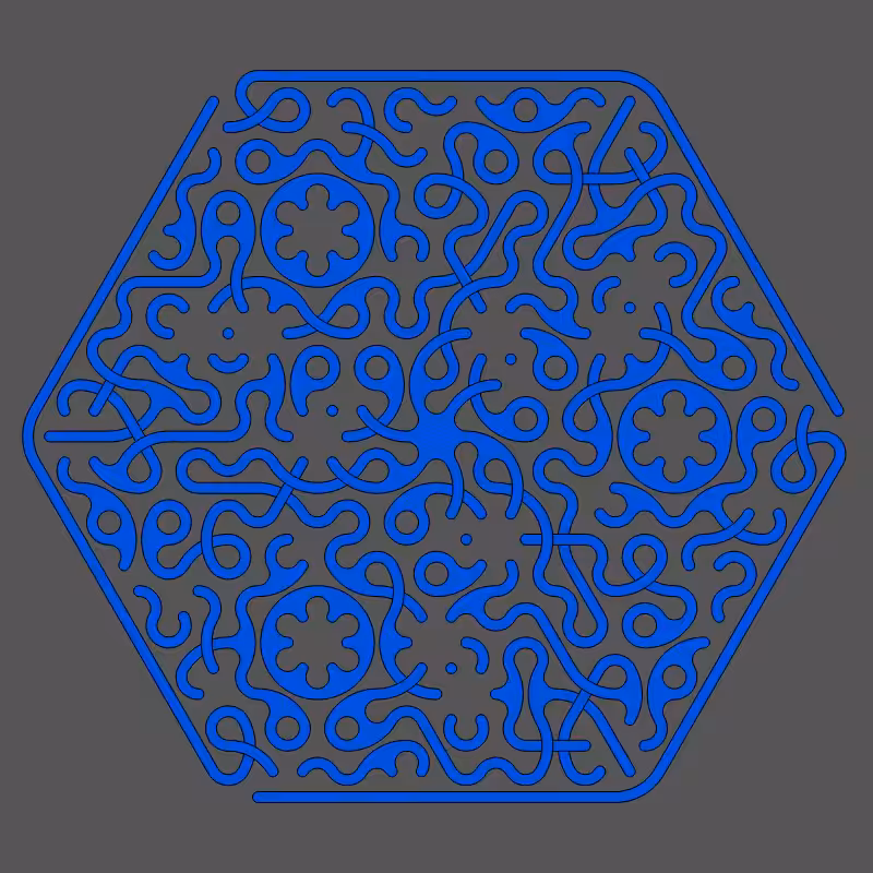 Threefold Symmetry - Dark Variations #469