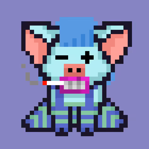 Punk Pig #00593