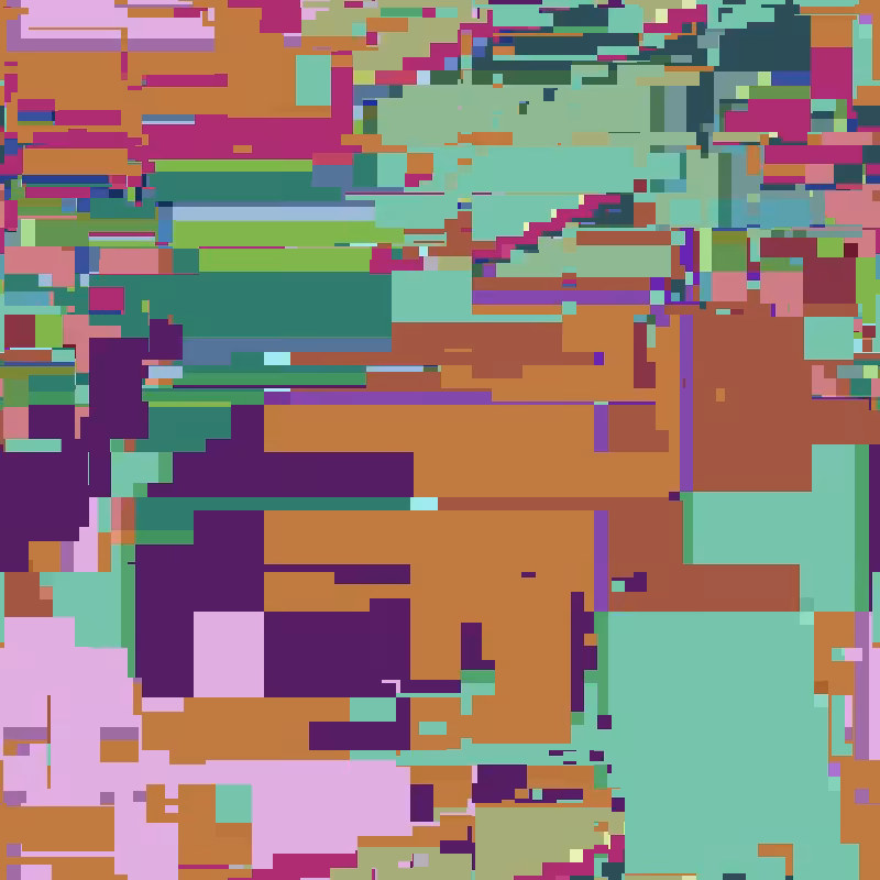 Cascade automata, pixel nature #42