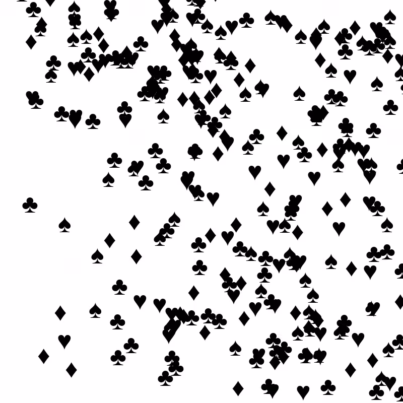 SPADES HEARTS DIAMONDS CLUBS #8