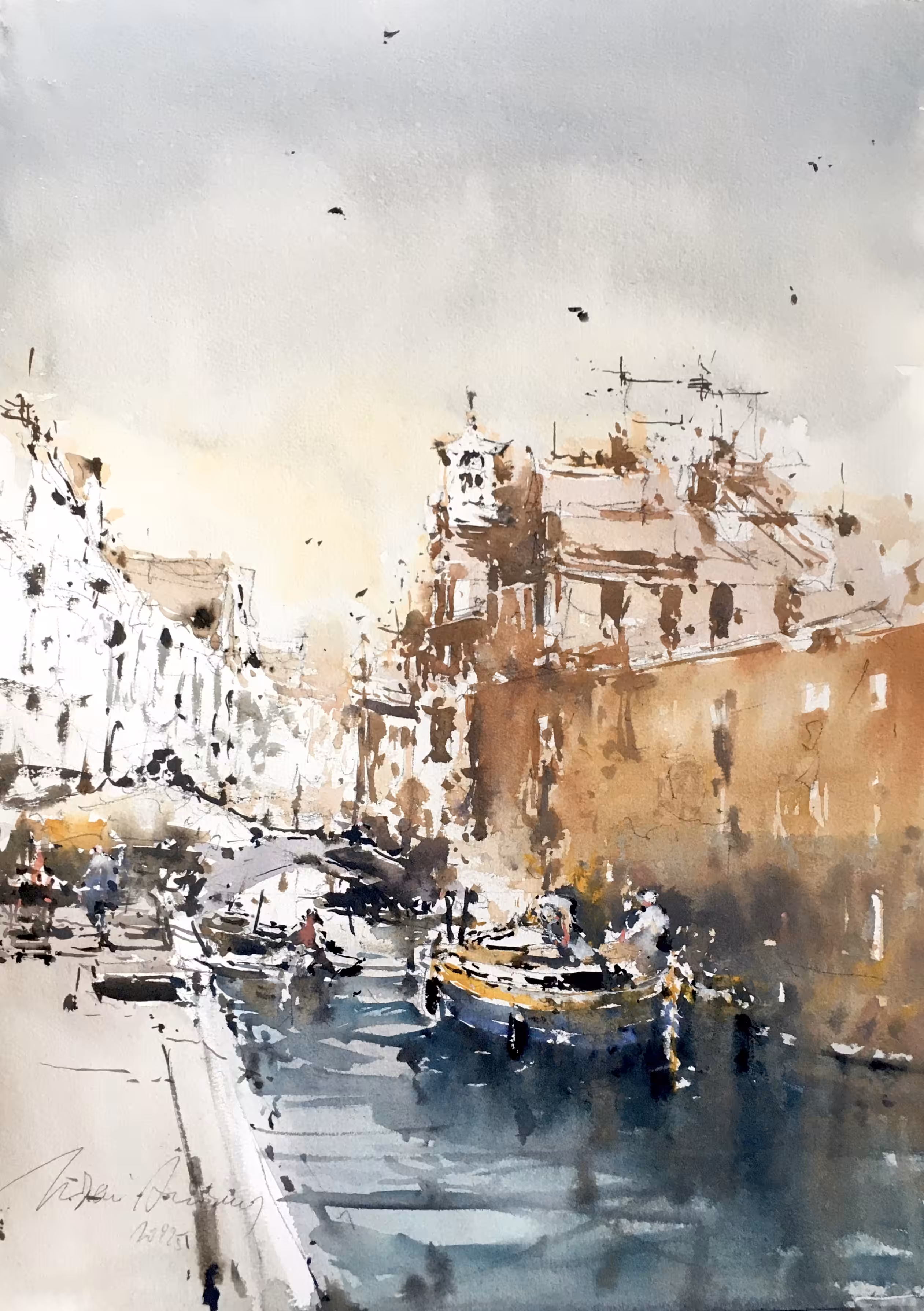 On the rout.  Cannaregio channel