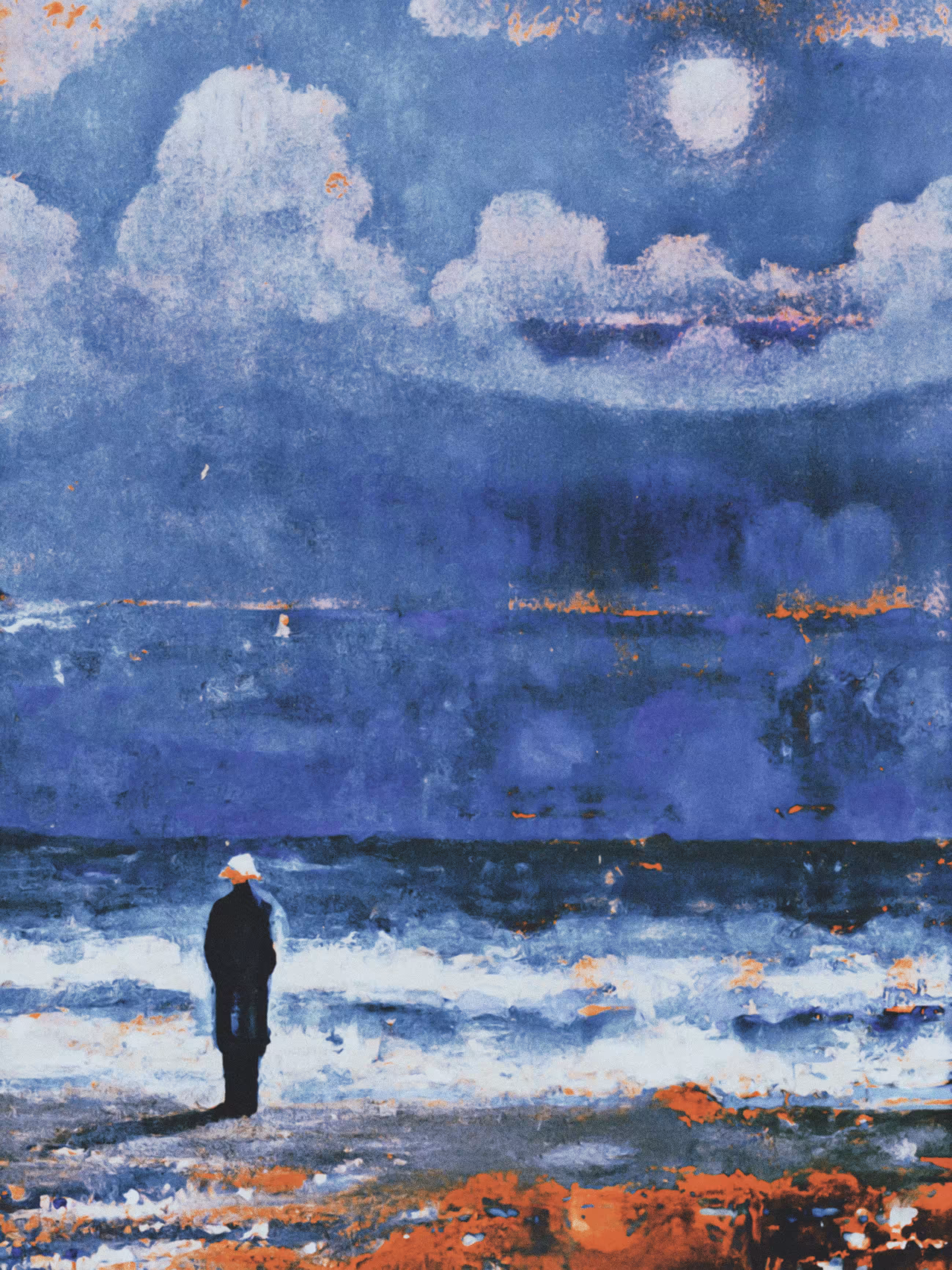 Solitude by the seashore