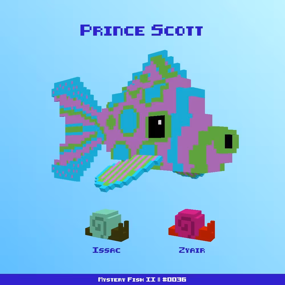 Prince Scott :: Mystery Fish 0036/1000