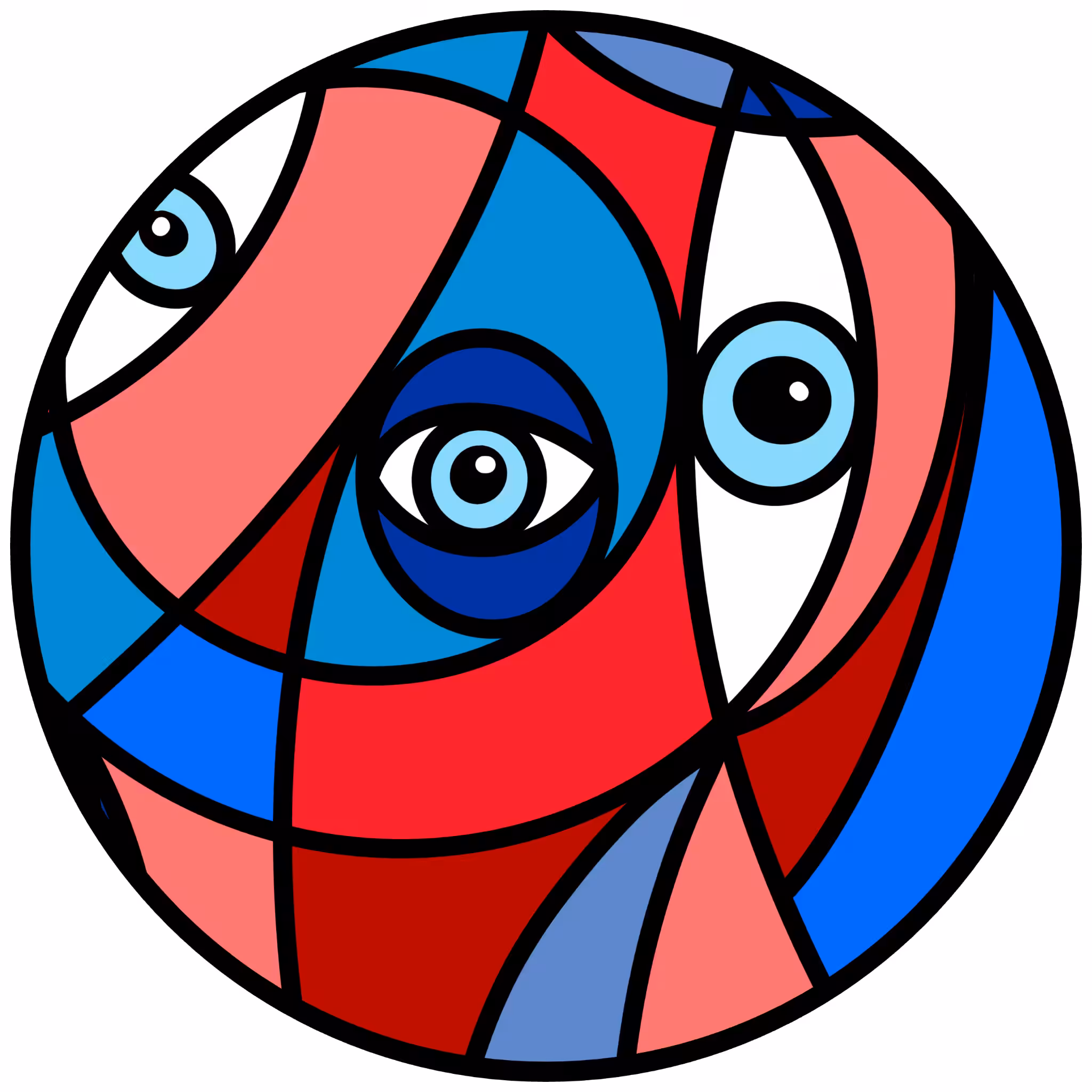 Cubist Circle 96