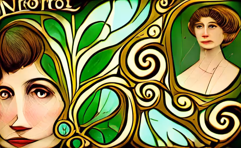 Art Nouveau Portrait 6