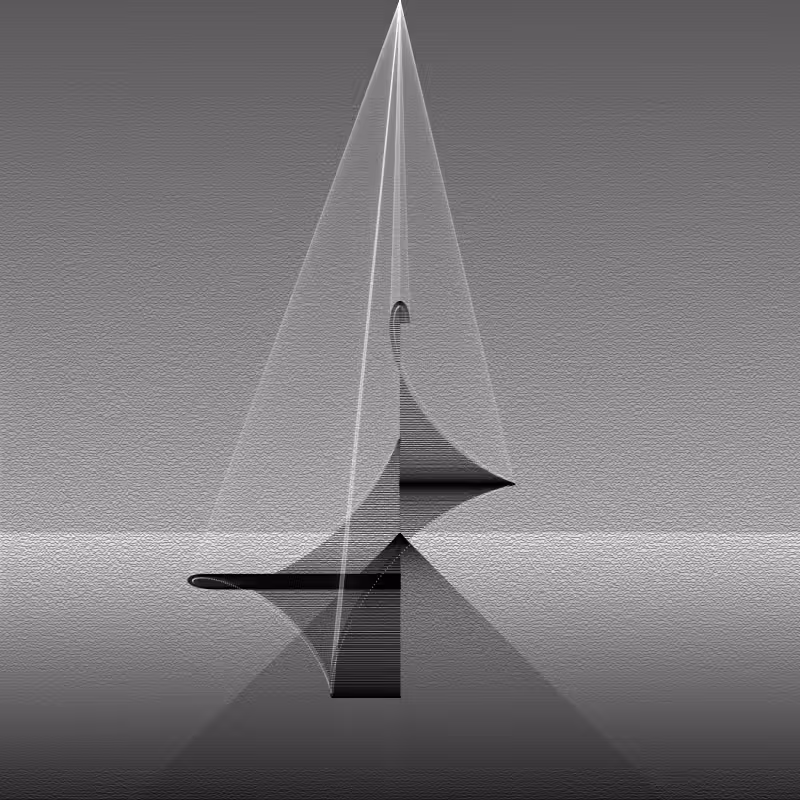 Meditating Lines #110
