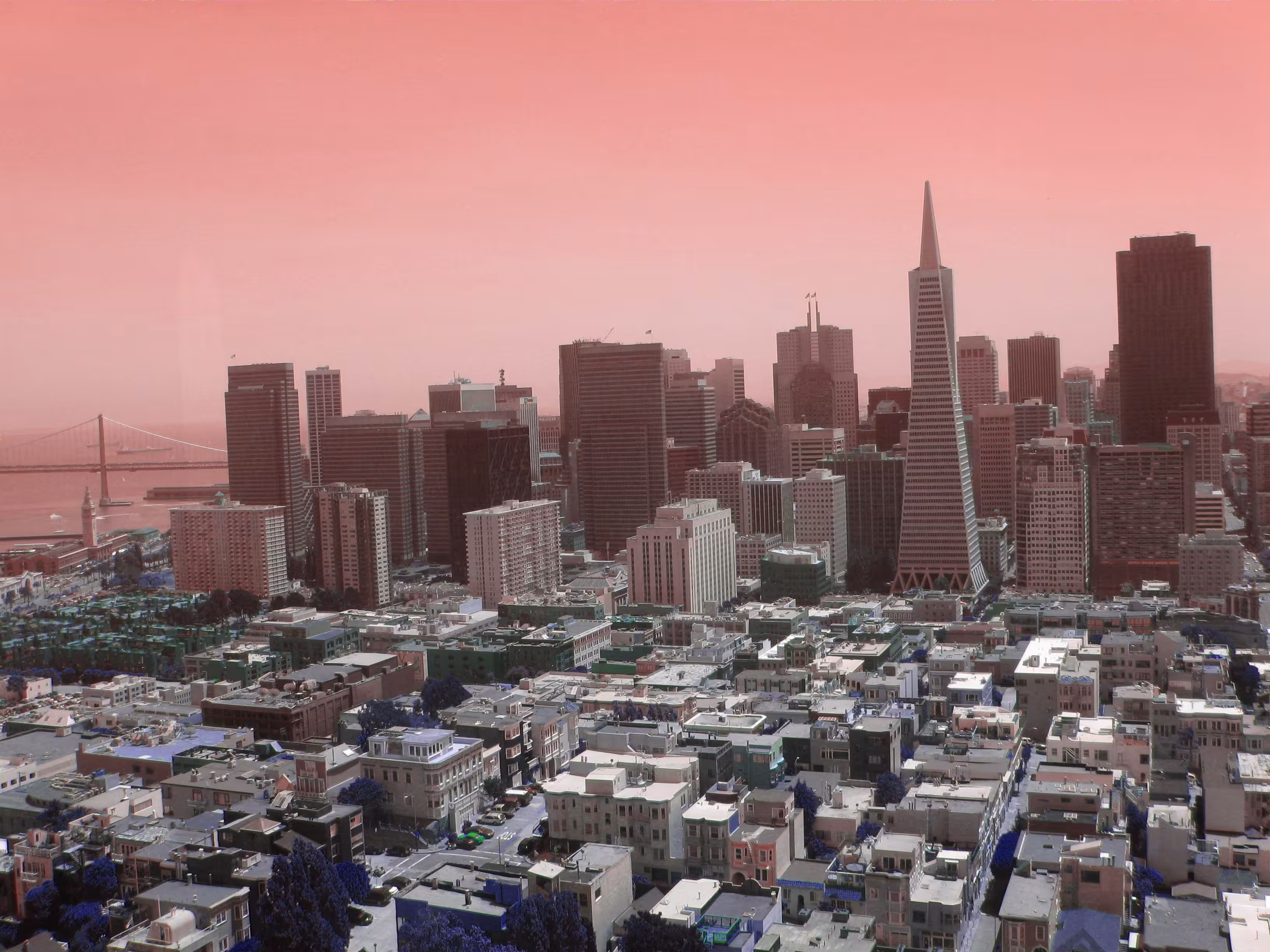 Red Sky Over San Francisco, 2007