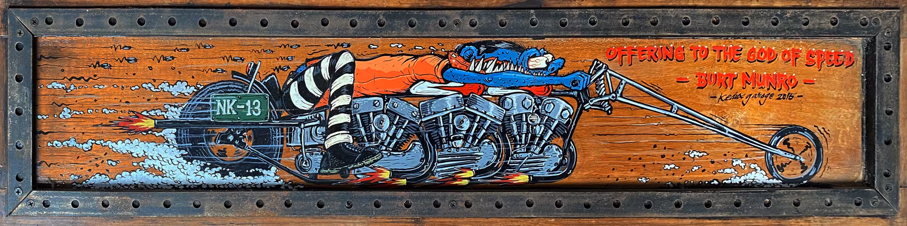 a tribute to Burt Munro