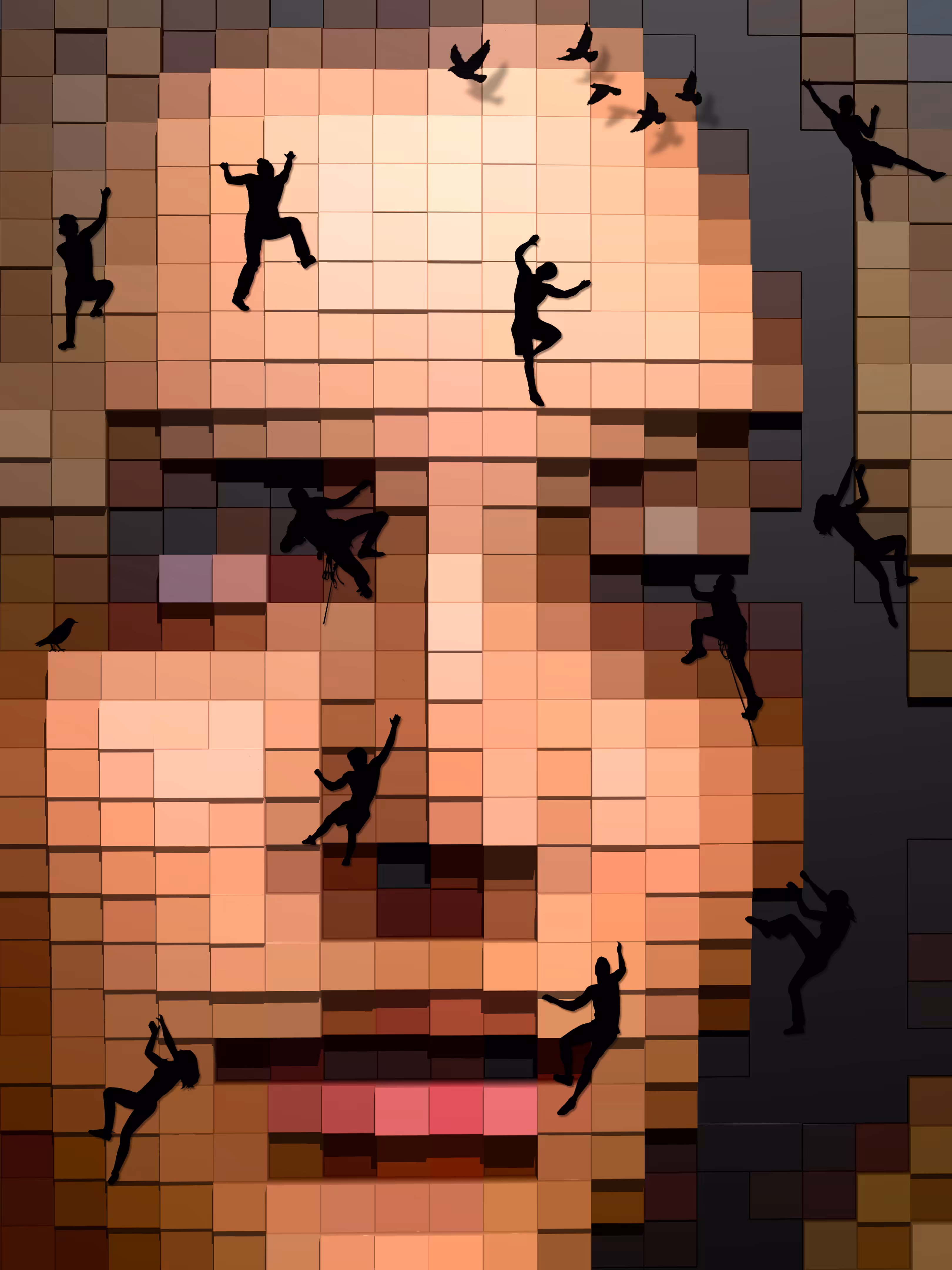 D1z 100Randomz 054 Voxel Climbers