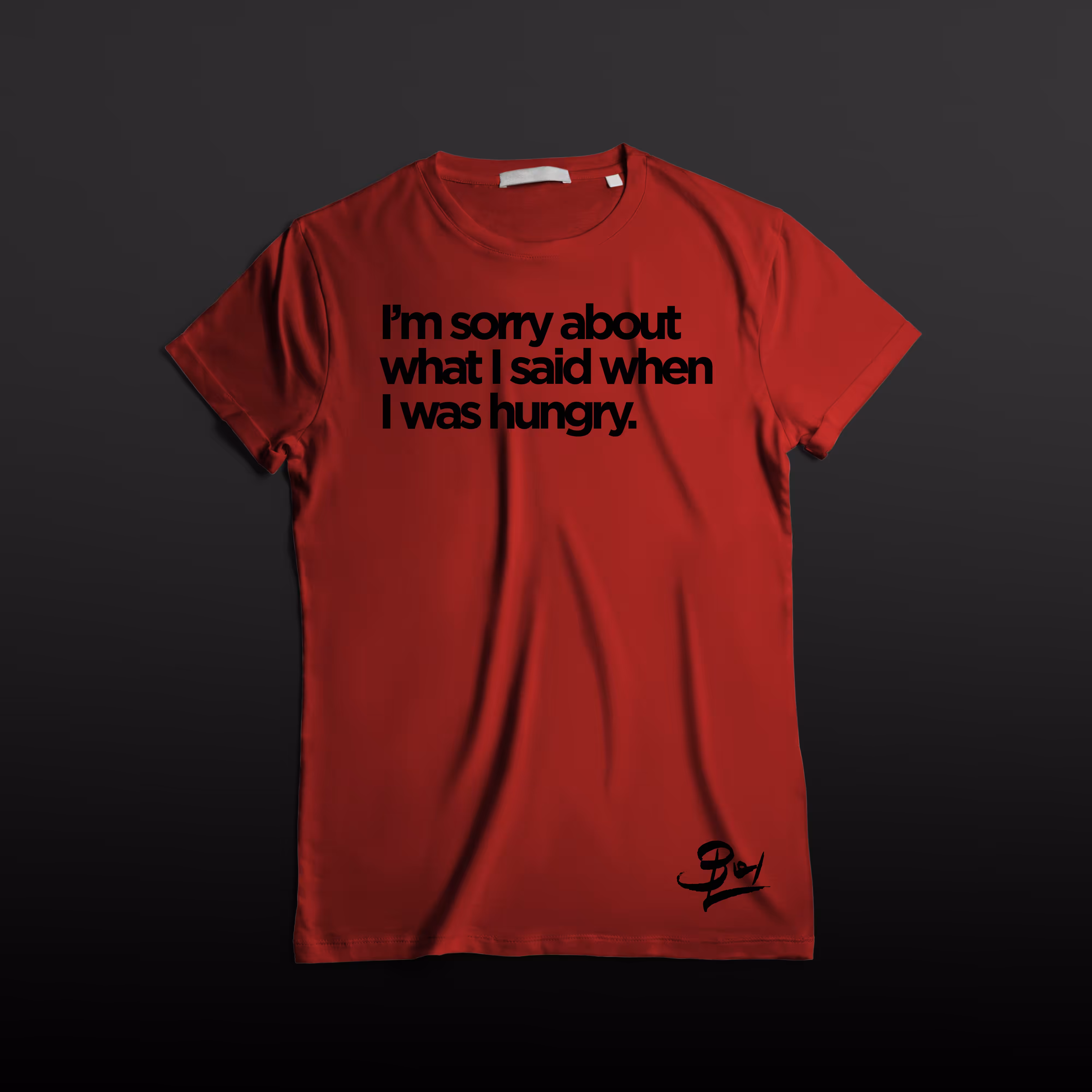 Hangry Apologies (Type Tee 005)