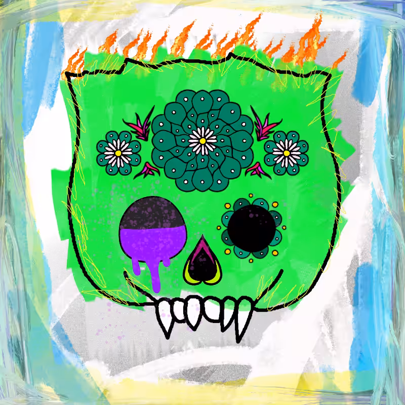 Mexican Candy Skulls #23