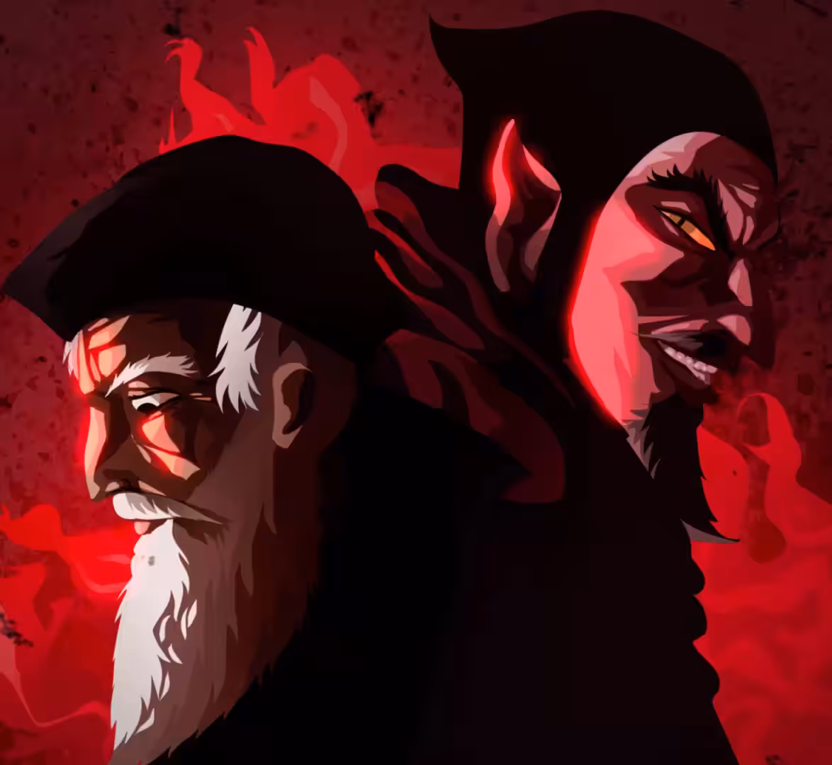 Faust and Mephistopheles