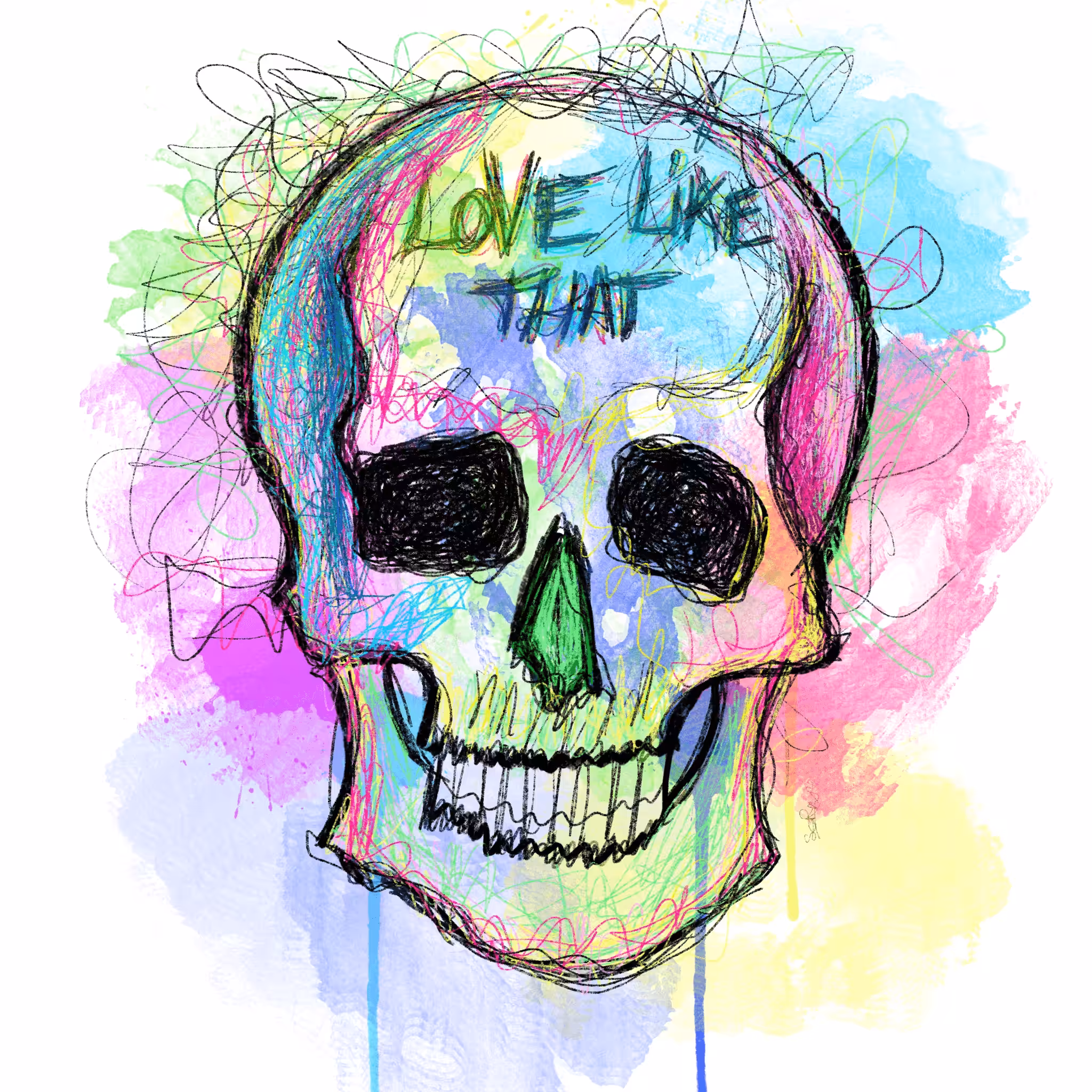 "Love Like That" SQC #1 - Crazy Skull ArtWork
