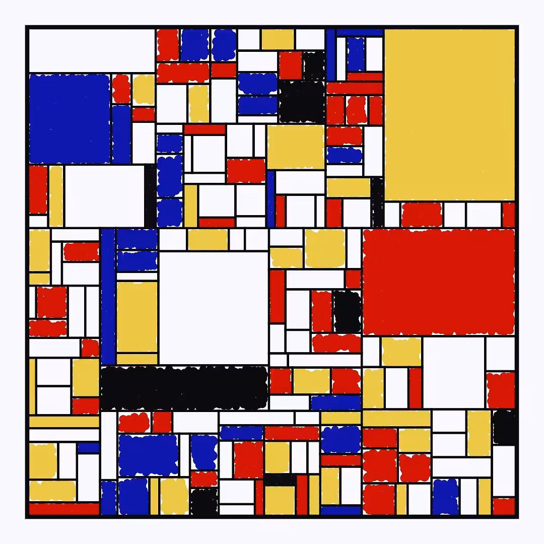 Mondrian Colorbook