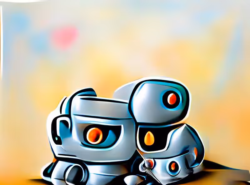 Abraham's First Works: Cute robots