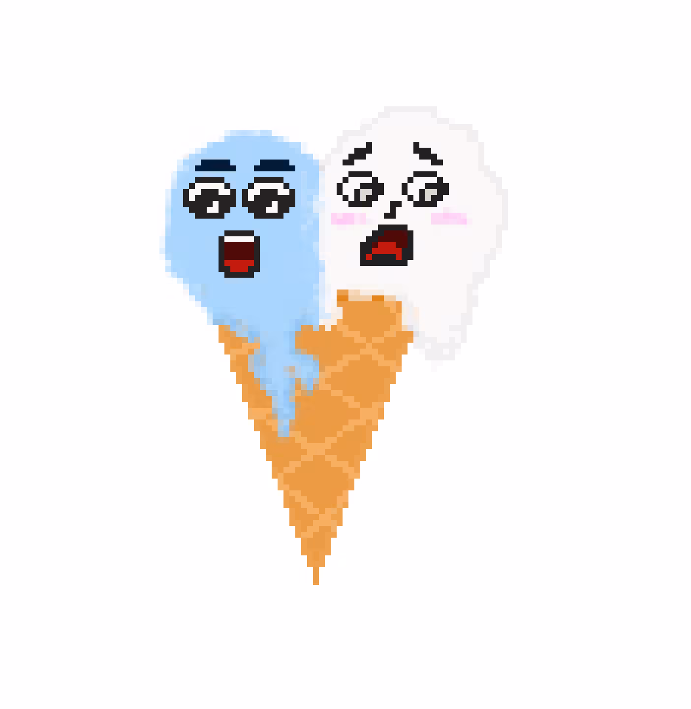 Sad melting Ice-cream