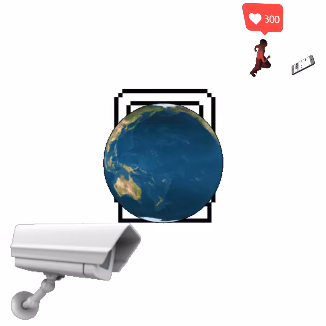 Canvas #454: mac screen. — watching. — global lockdown. — walking for clout. — dreamscape