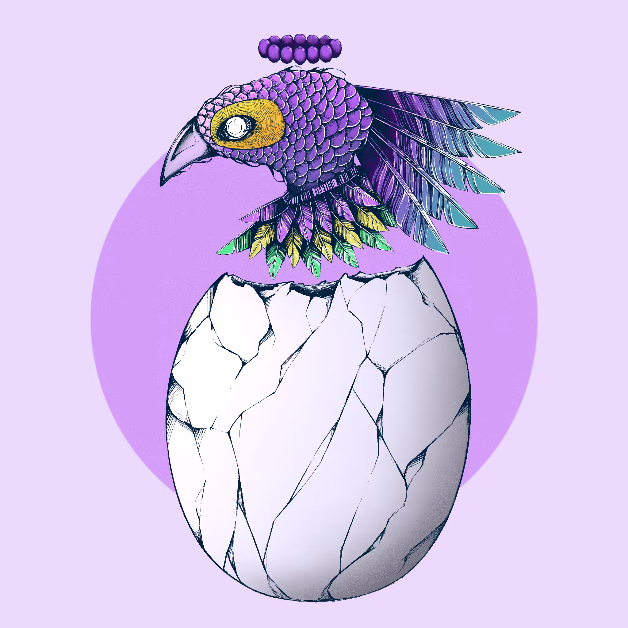 Bird【Purple】