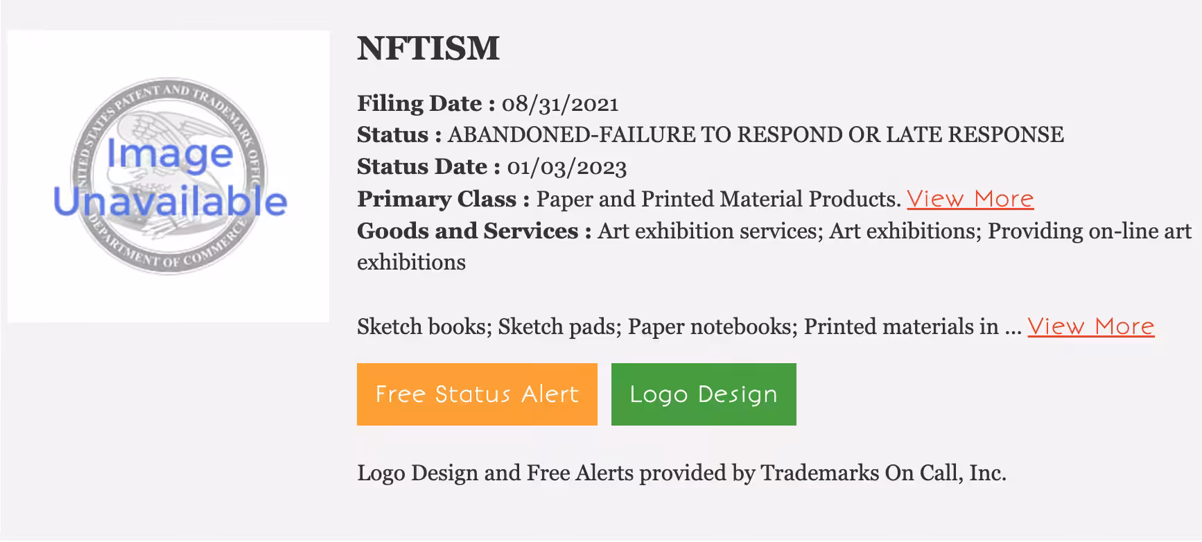 Kenny Schachter's minted: NFTism: Trademark abandoned (it's all a free concert now anyway), but the sentiment lives on forever.
