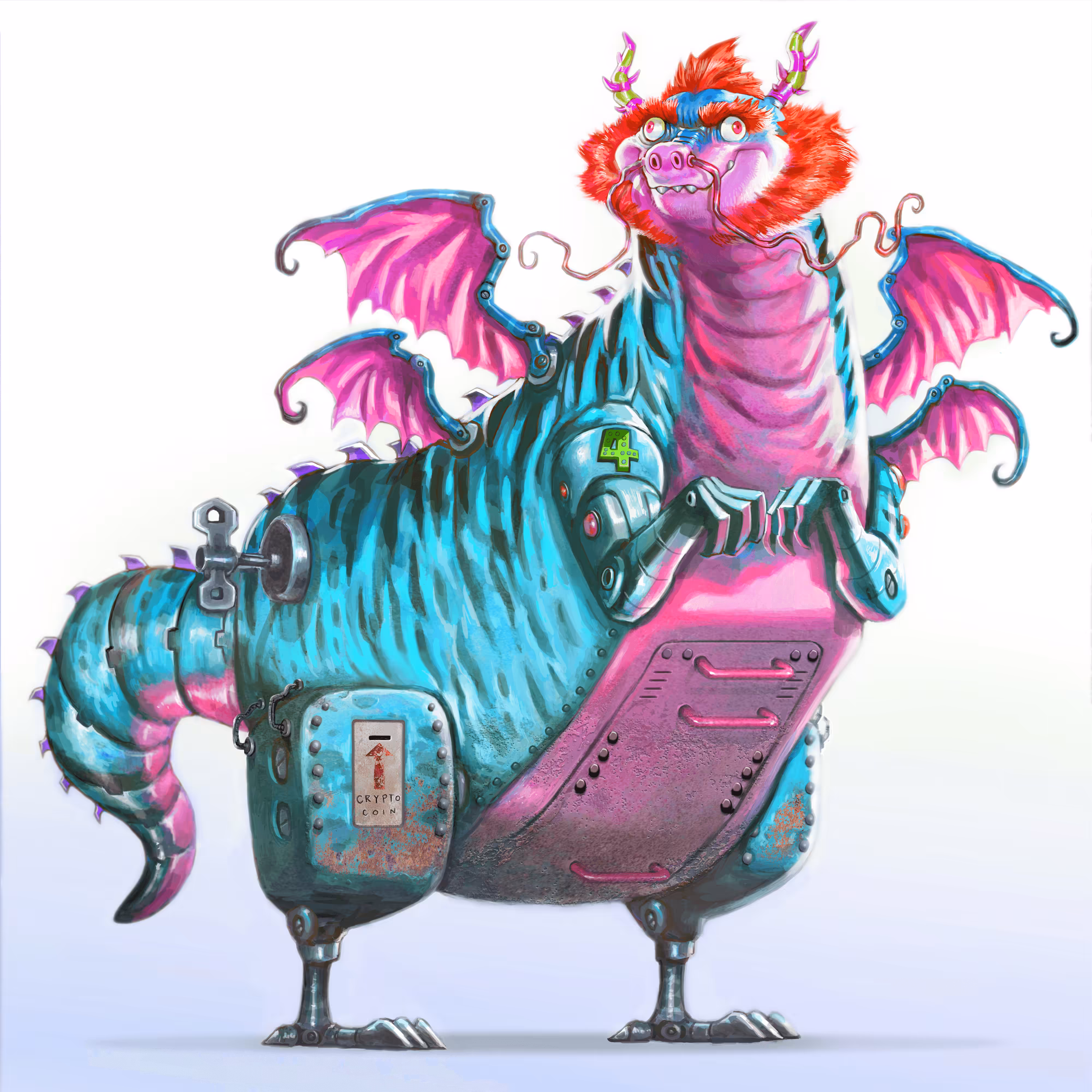 Wind up Dragon 4 : SPIKE 4 Wings