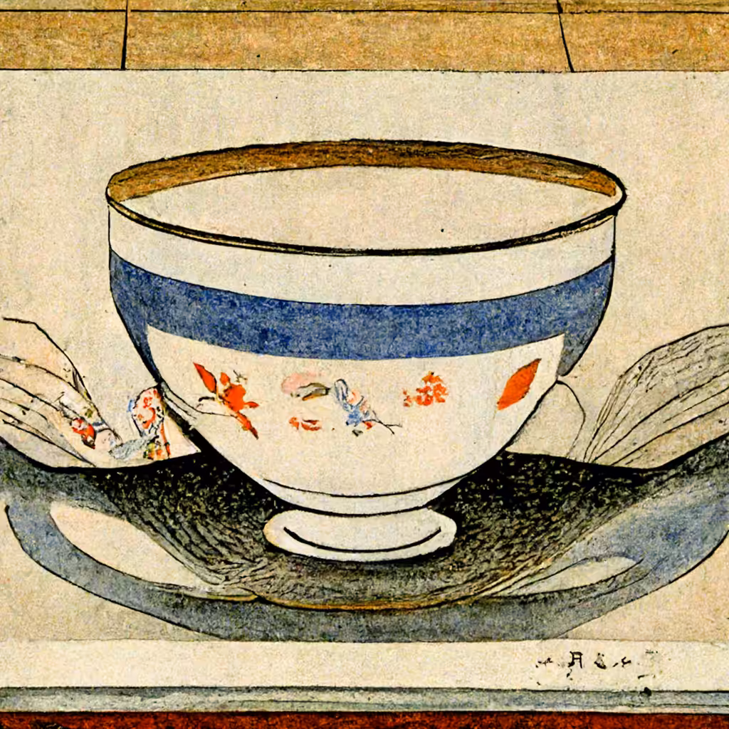 komogai-nari teacup (熊川形)