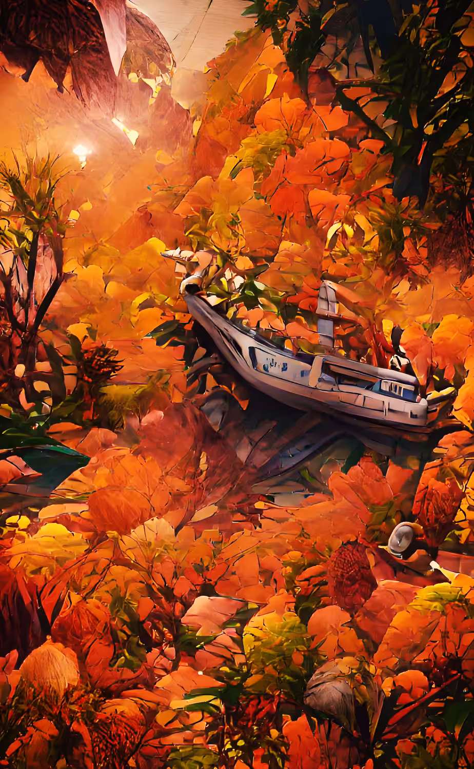 Imagination of orange blossoms