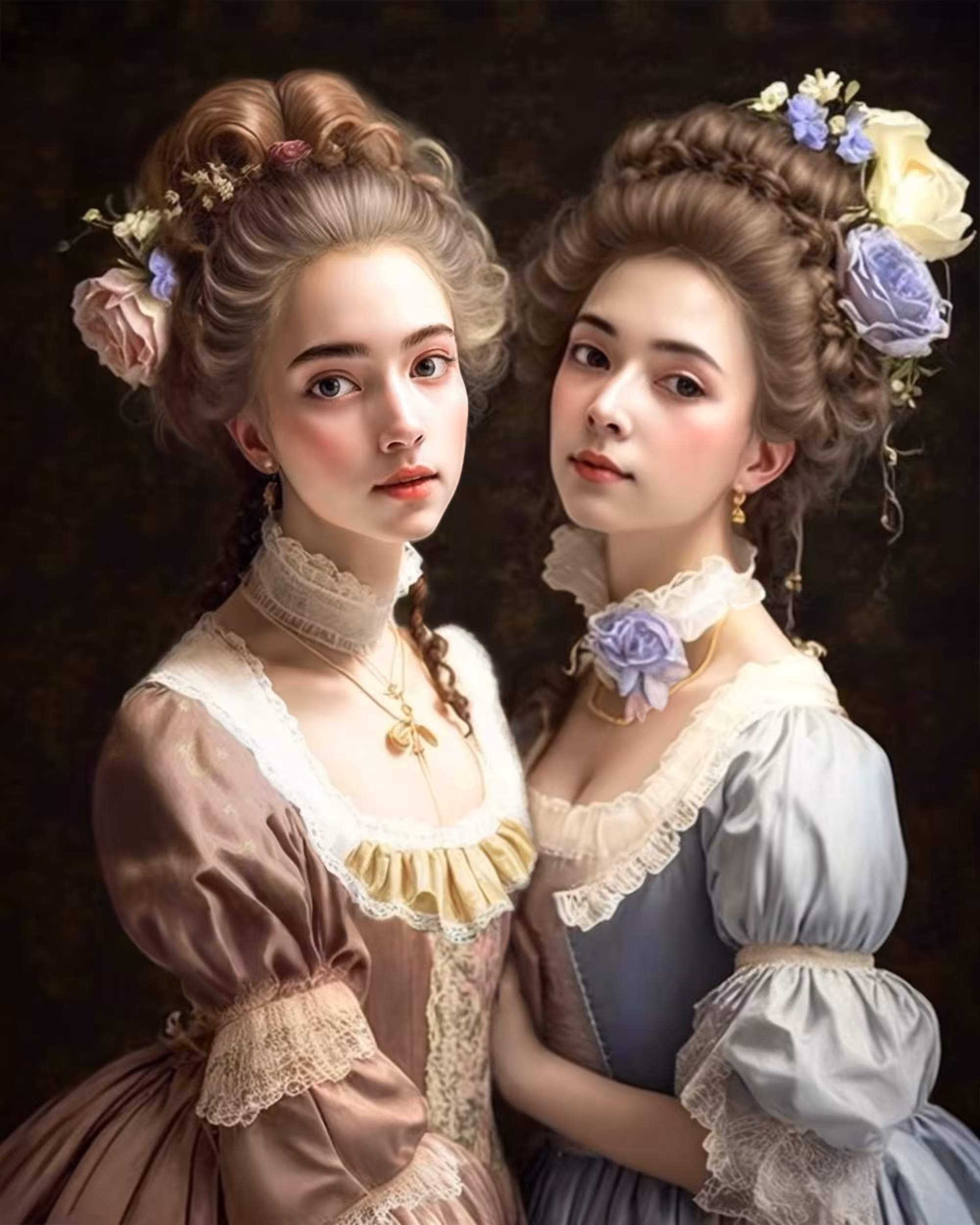 Sisters from the Magnificent 18th century