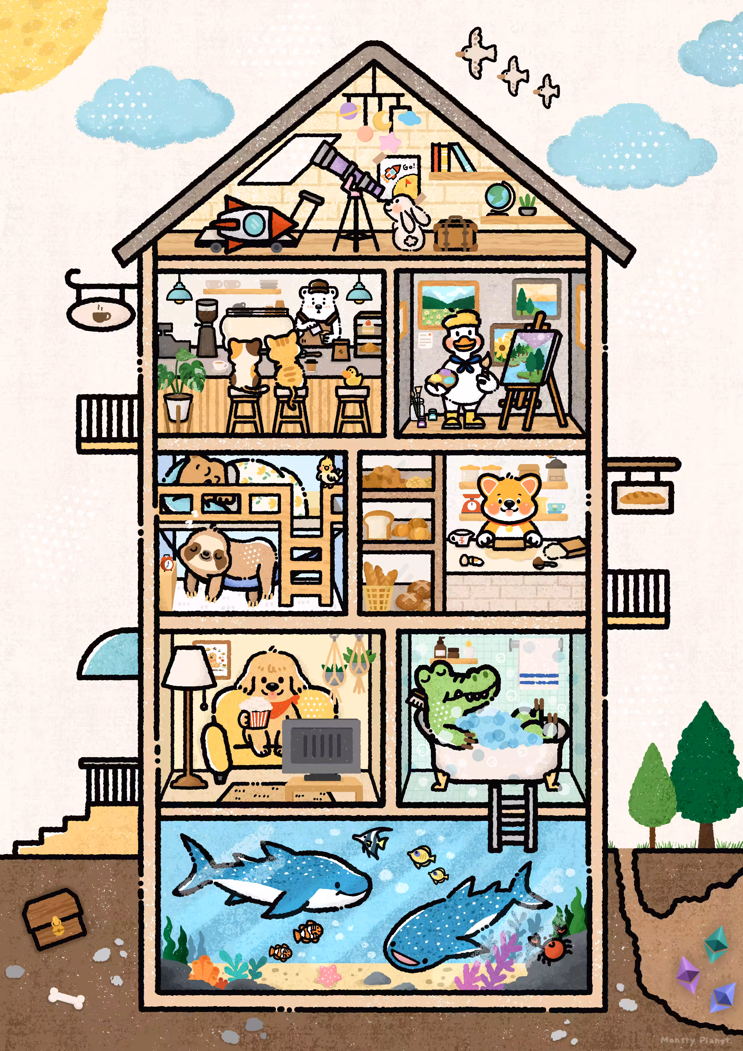 MONSTY'S HOME