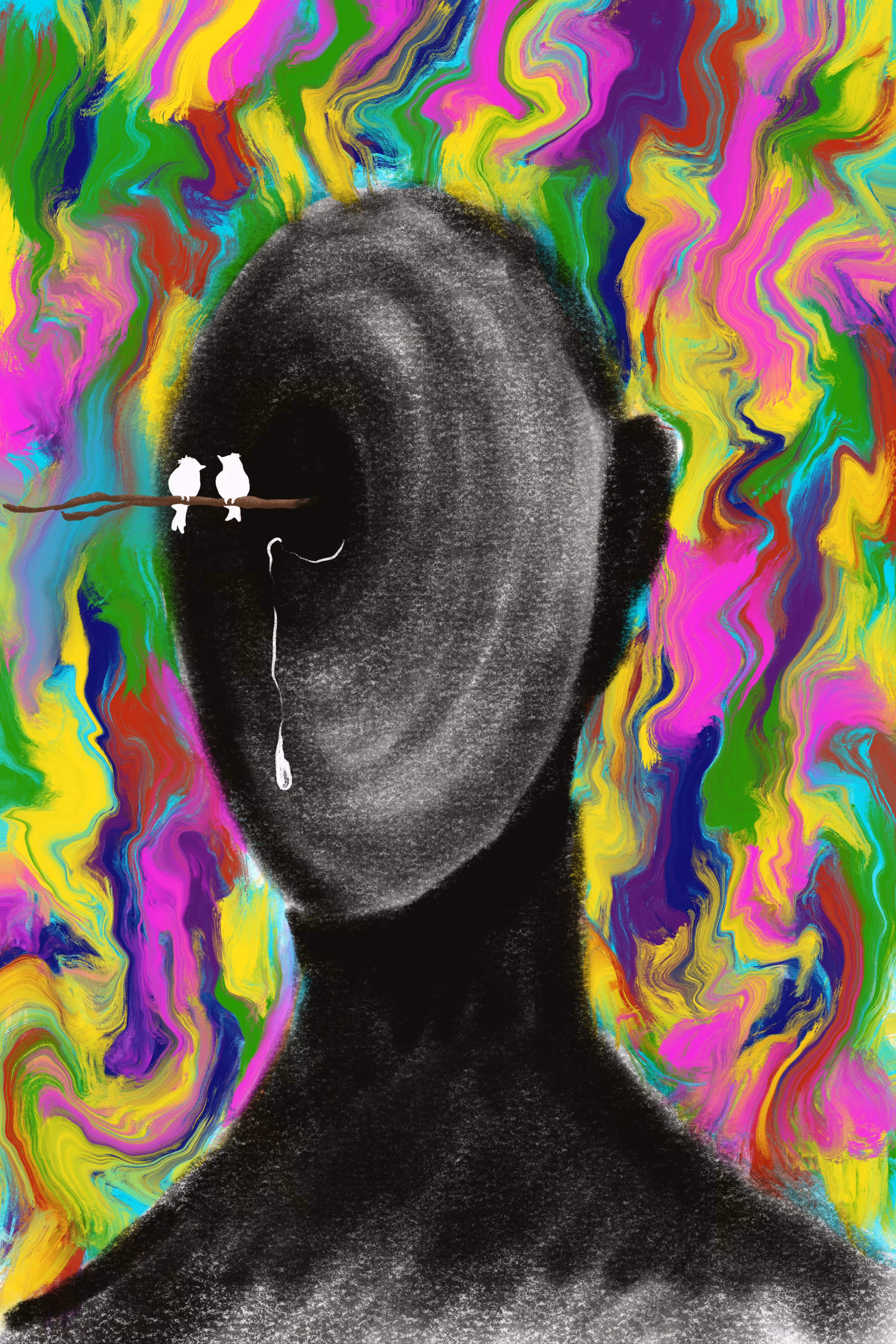 my surreal world: Without face #1