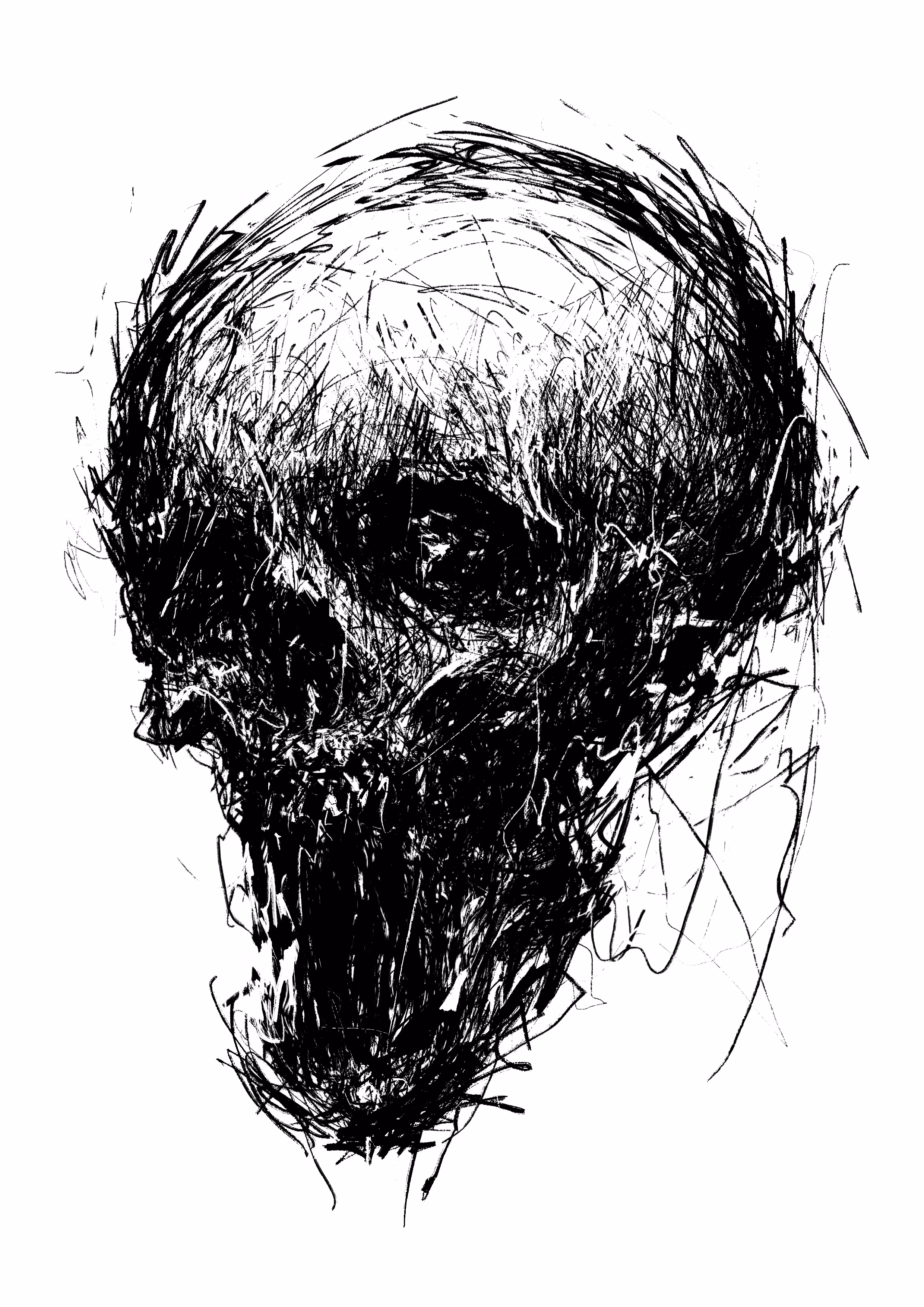 Skull Drawing 7