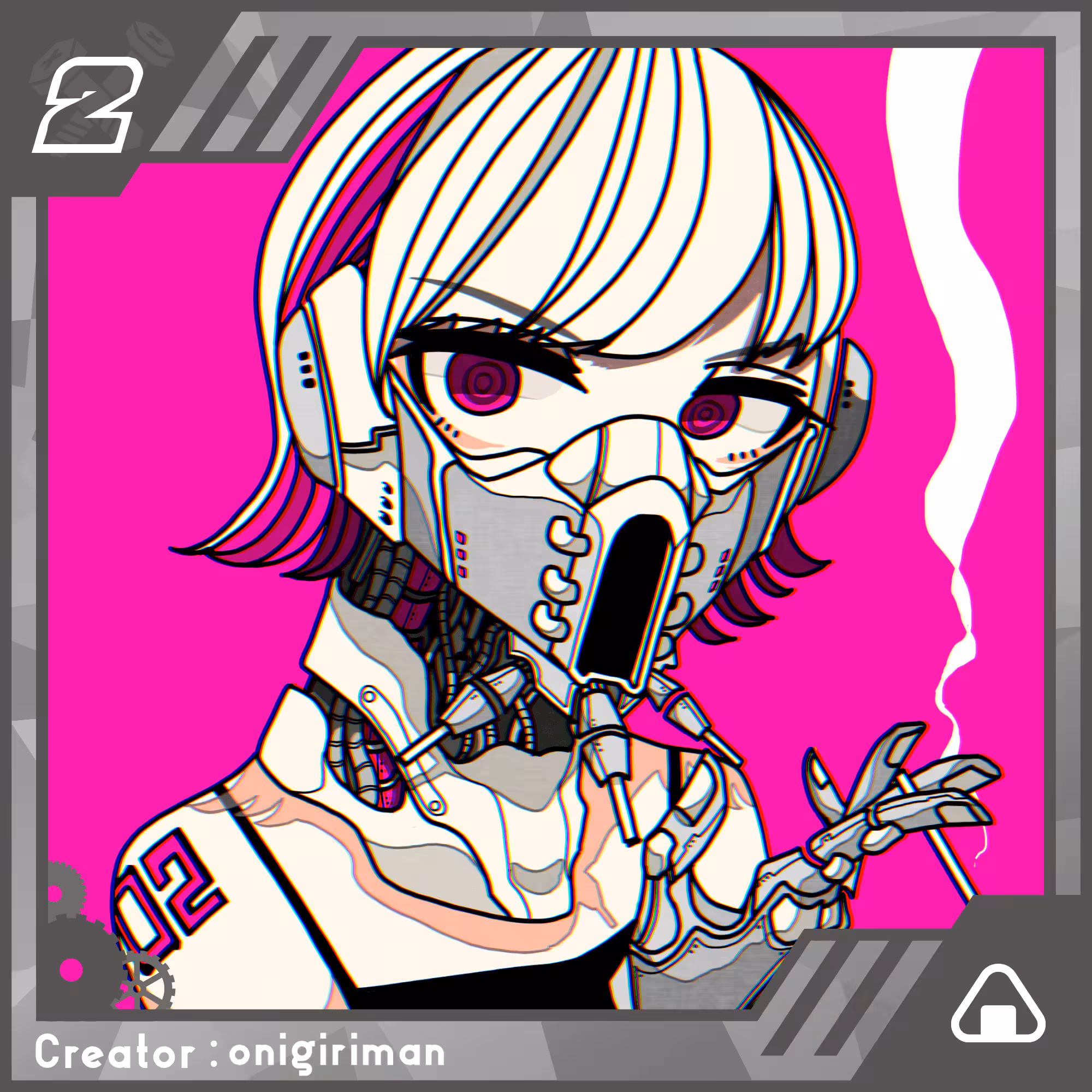 Smoking Cyborg Girl_NFTxC_03_02