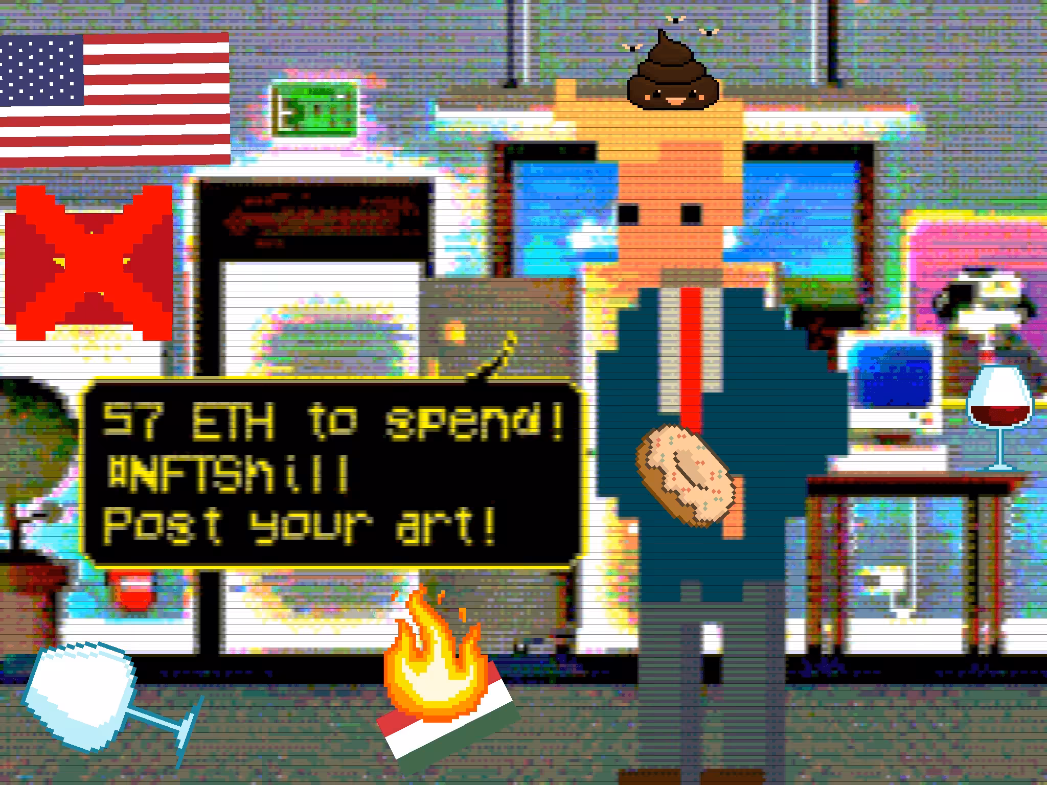 V1 NFTShiller #5 Donald Glump 