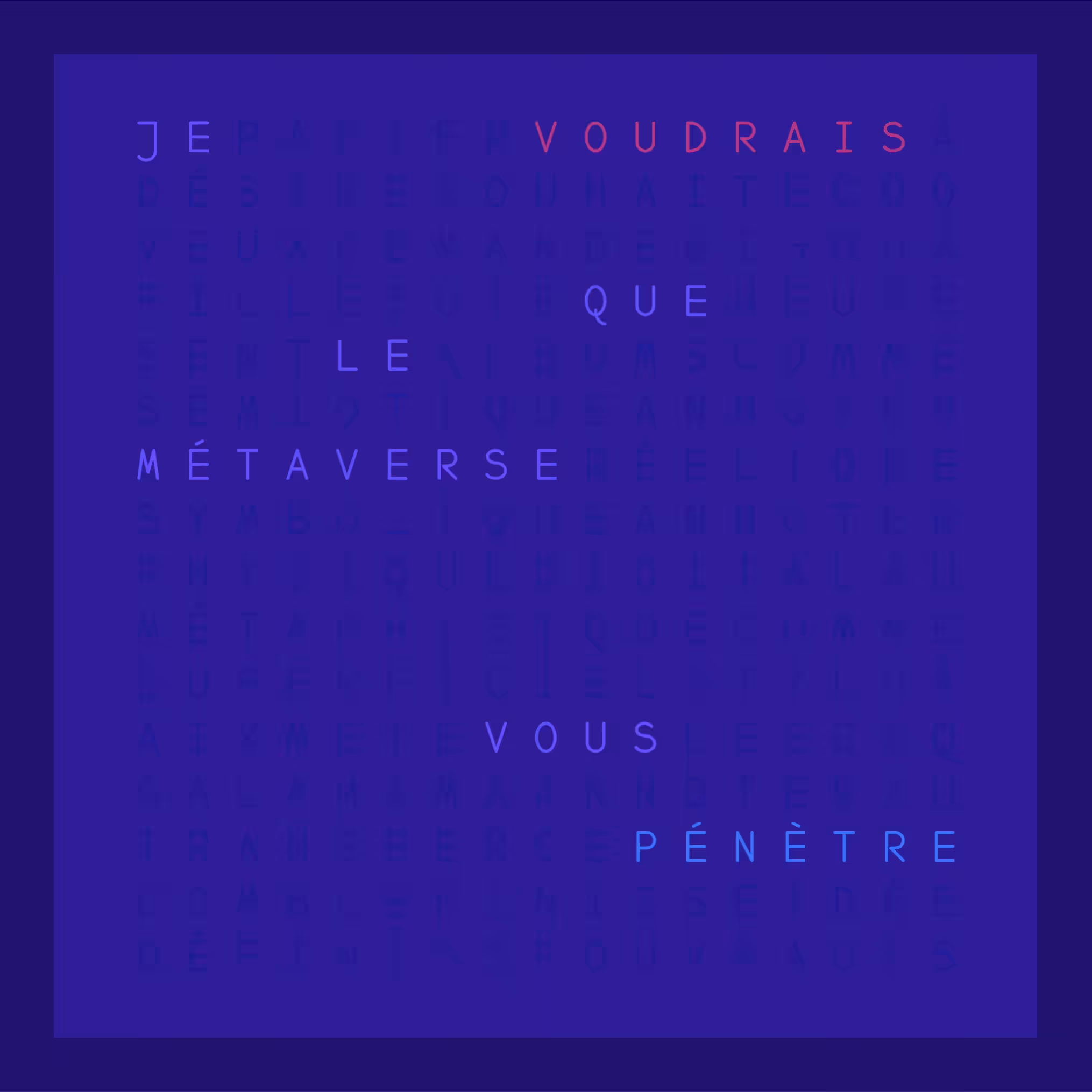 JE VOUDRAIS QUE LE MÉTAVERSE… #1/5