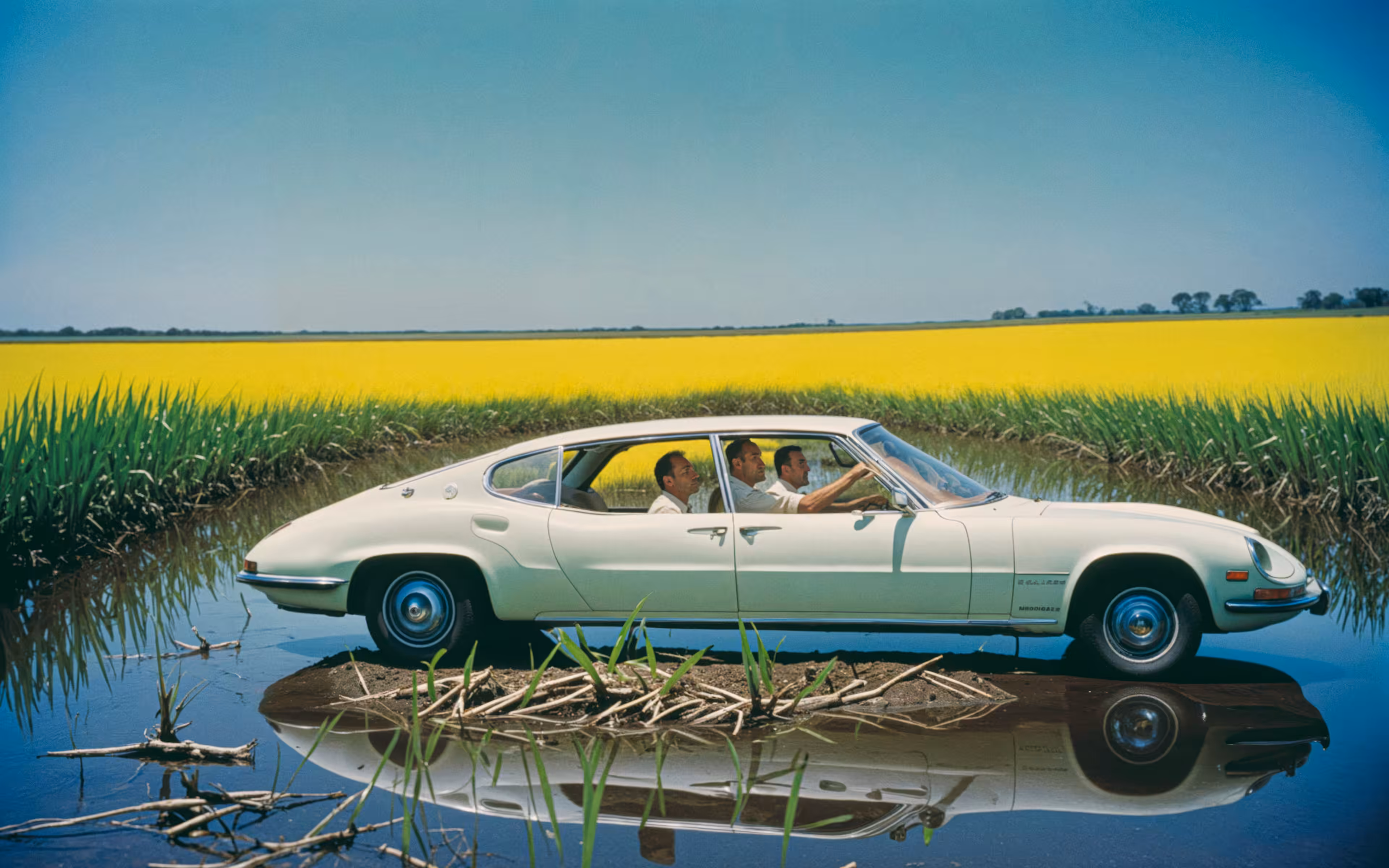 Men Visiting The Mississippi Delta