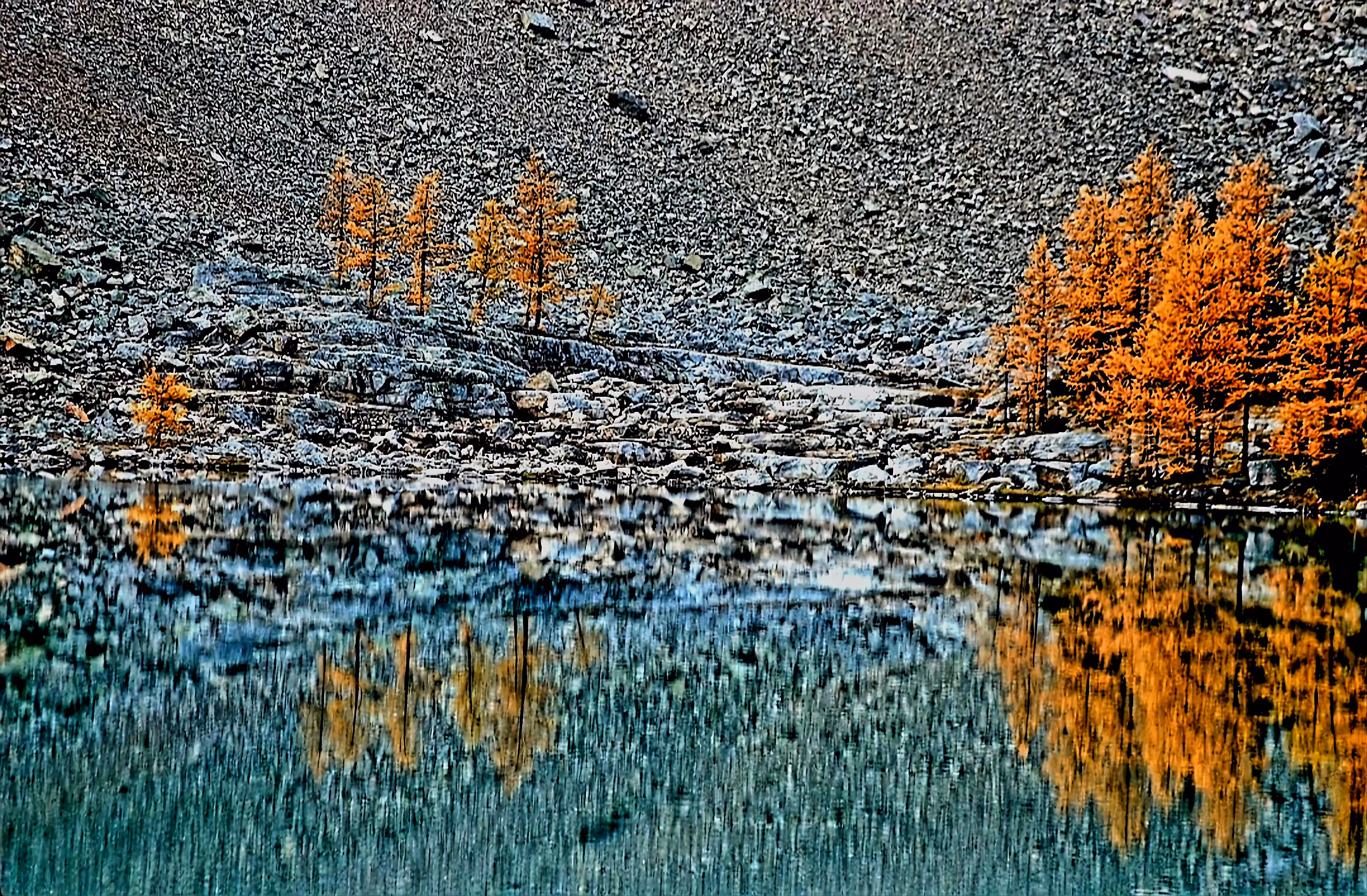 Lake Agnes Reflection