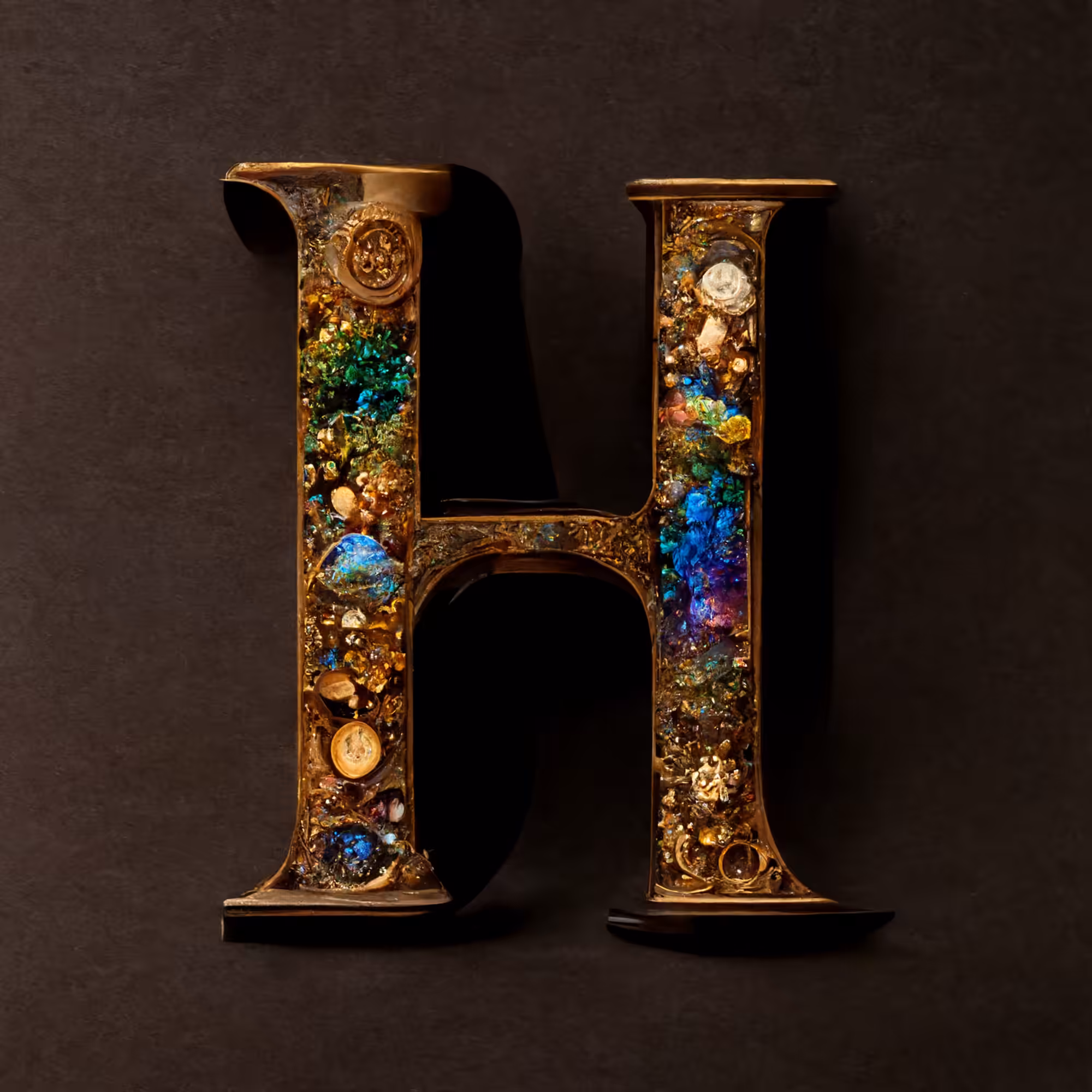 Alphaglyphs H