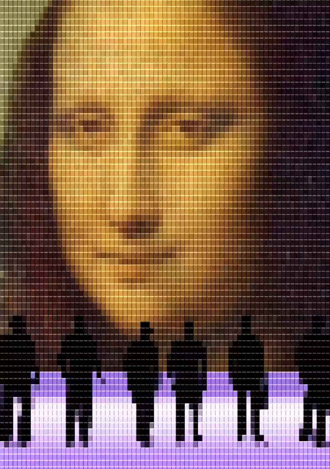 / MONA LISA PIXELATED /