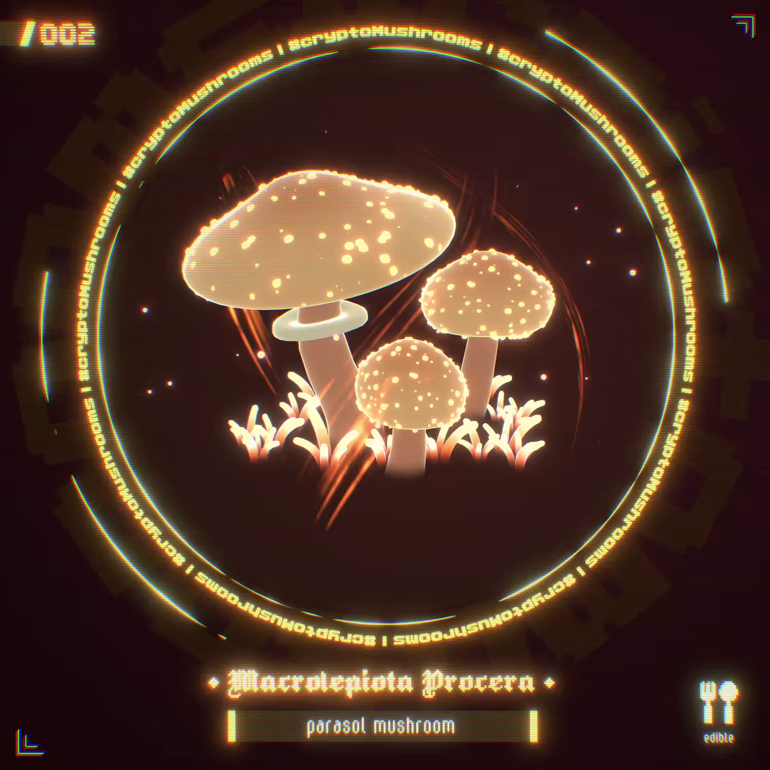 CryptoMushrooms #002 - Macrolepiota Procera